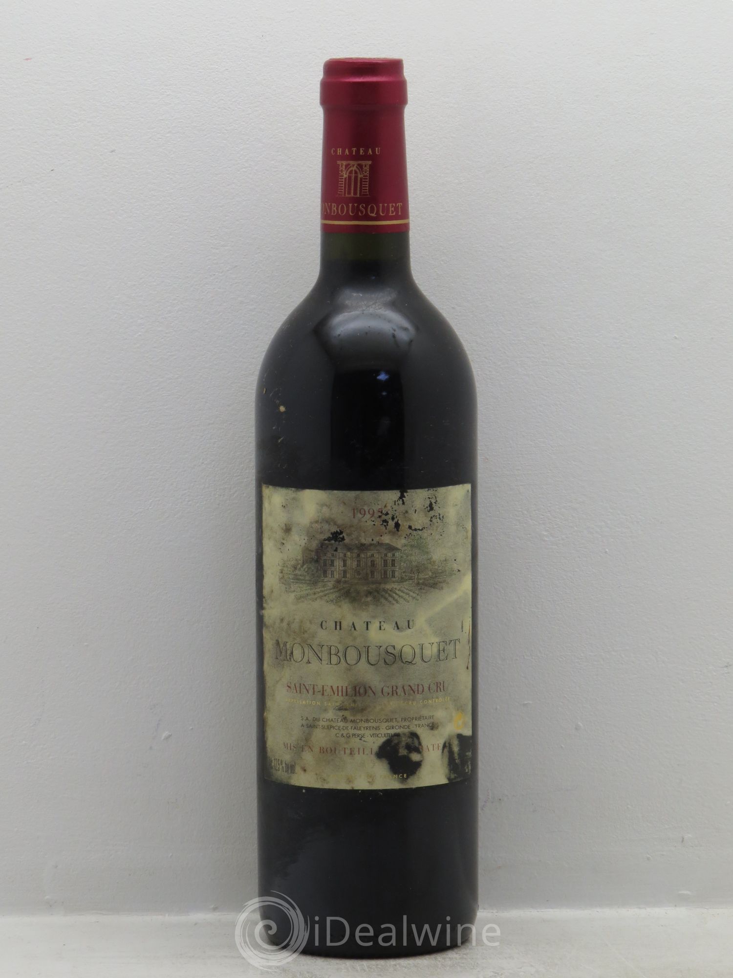 Château Monbousquet Grand Cru Classé 1995 - Lot de 1 bouteille - 0