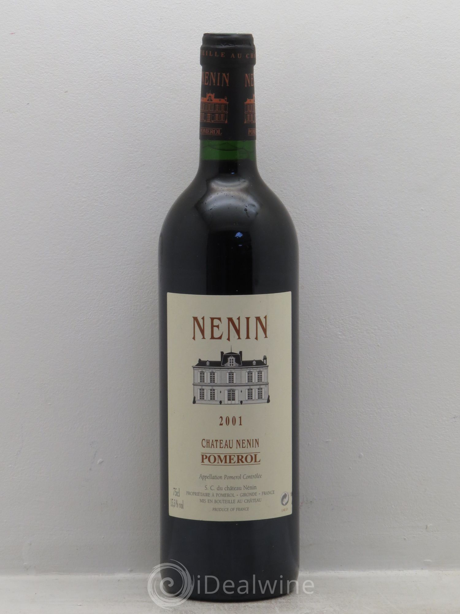 Château Nenin 2001 - Lot de 1 bouteille - 0
