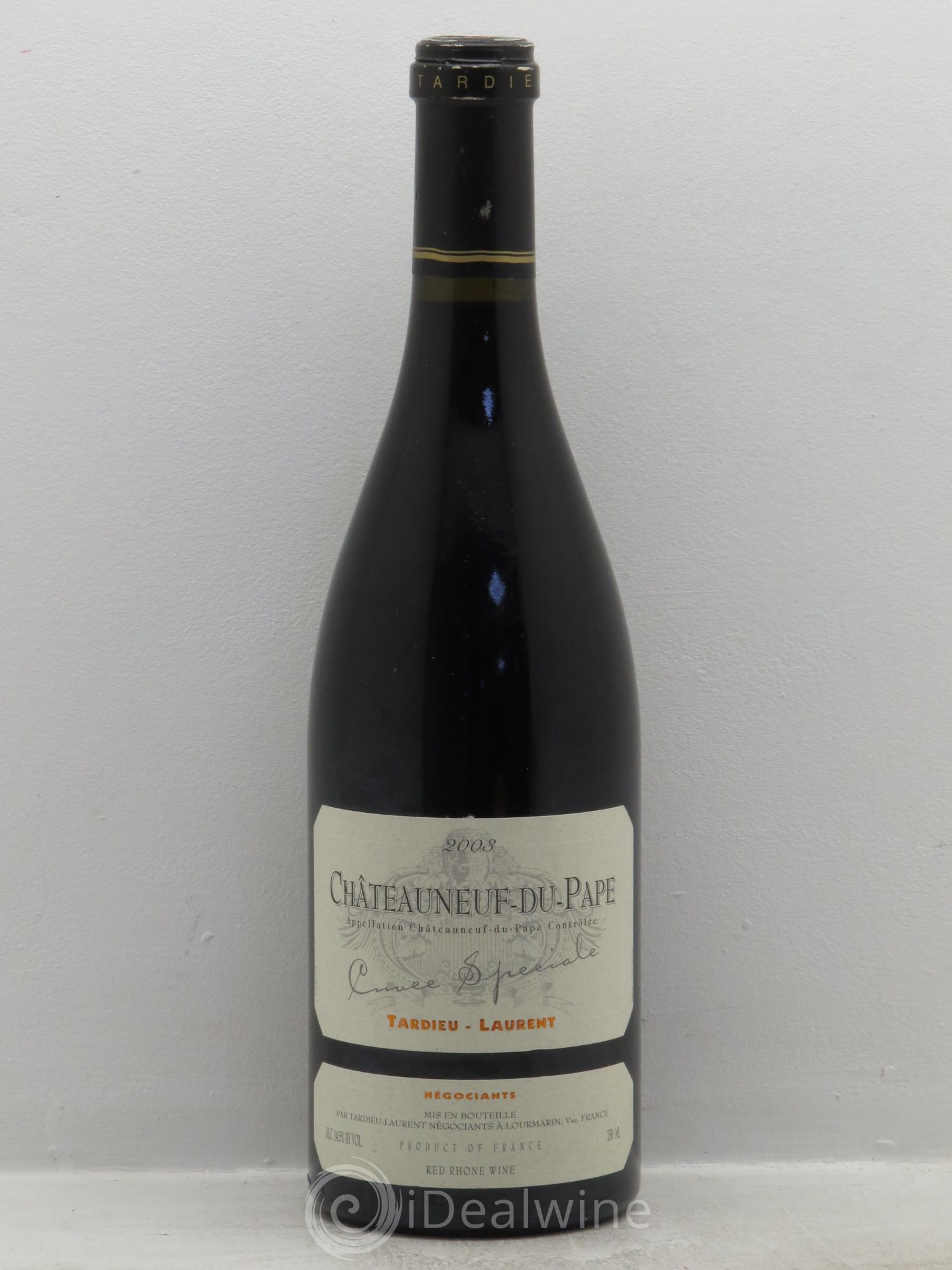 Châteauneuf-du-Pape Tardieu-Laurent Cuvée spéciale Famille Tardieu 2003 - Lot de 1 bouteille - 0