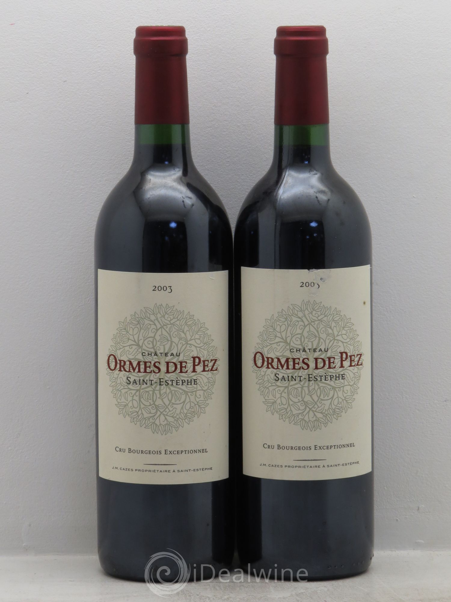 Château les Ormes de Pez 2003 - Lot de 2 bouteilles - 0