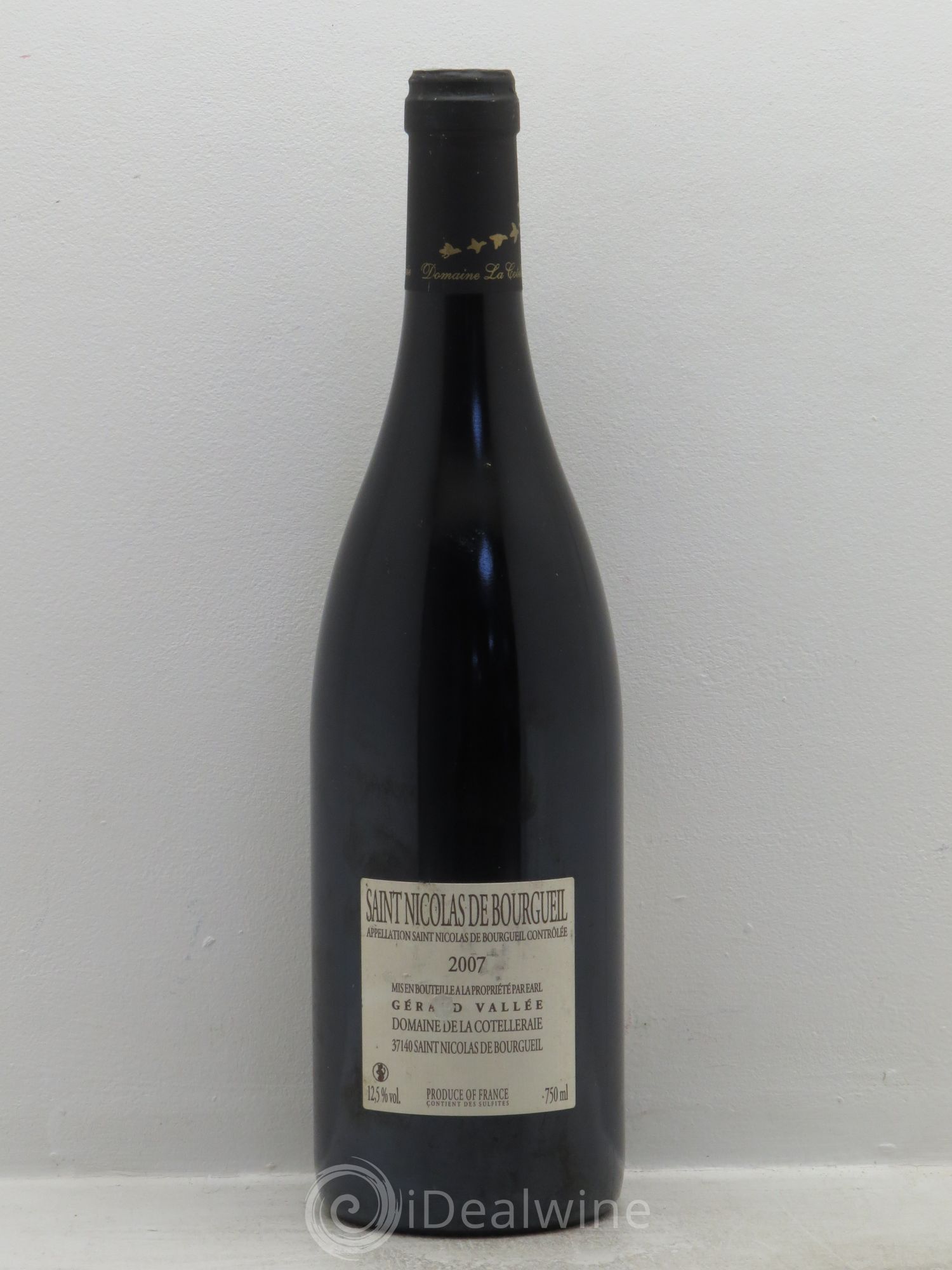 Saint-Nicolas de Bourgueil "Les Perruches" Gérard Vallée 2007 - Posten von 1 Flasche - 1