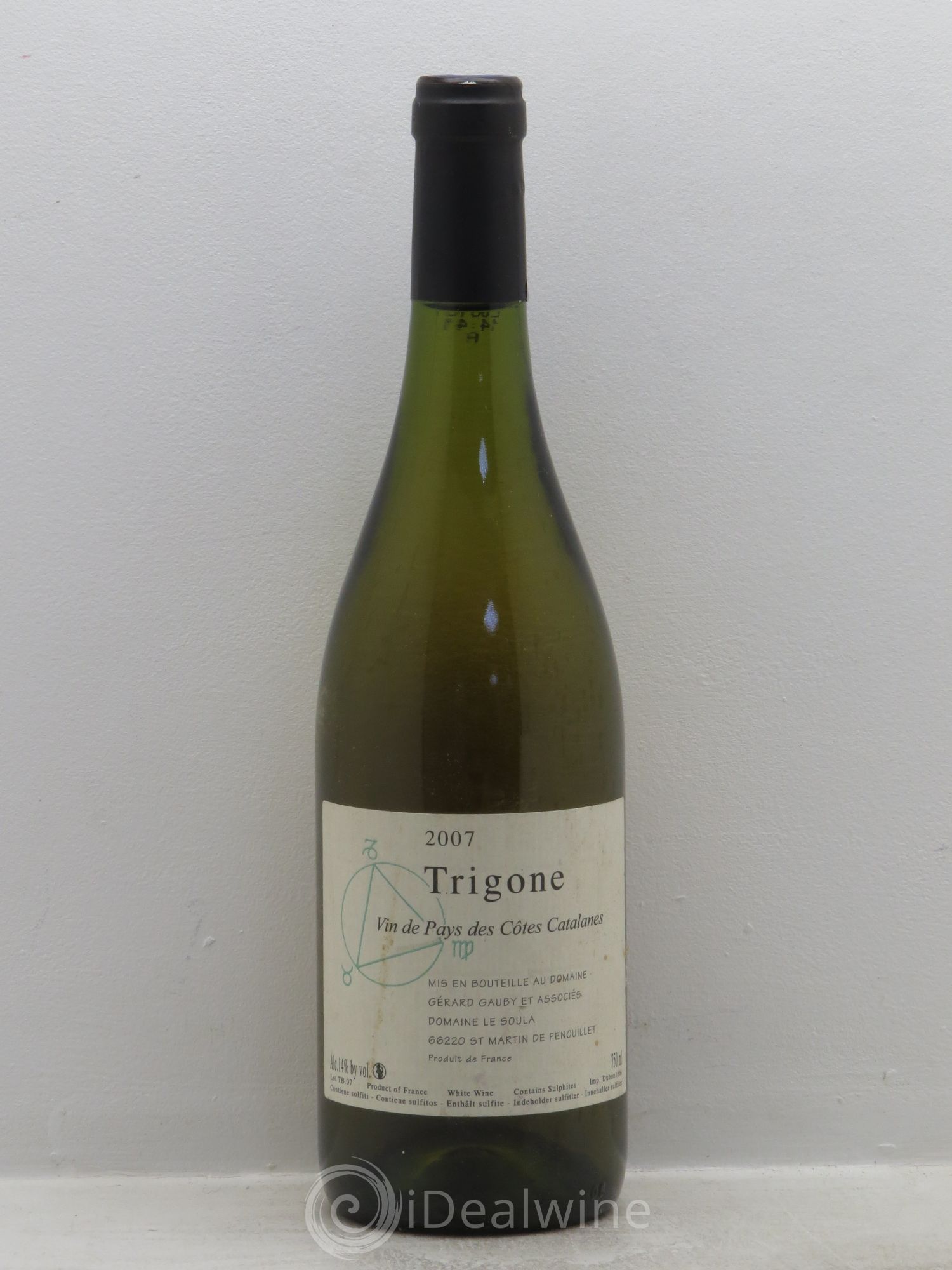 Divers Vin de pays Trigone Gérard Gauby (sans prix de réserve) 2007 - Posten von 1 Flasche - 0