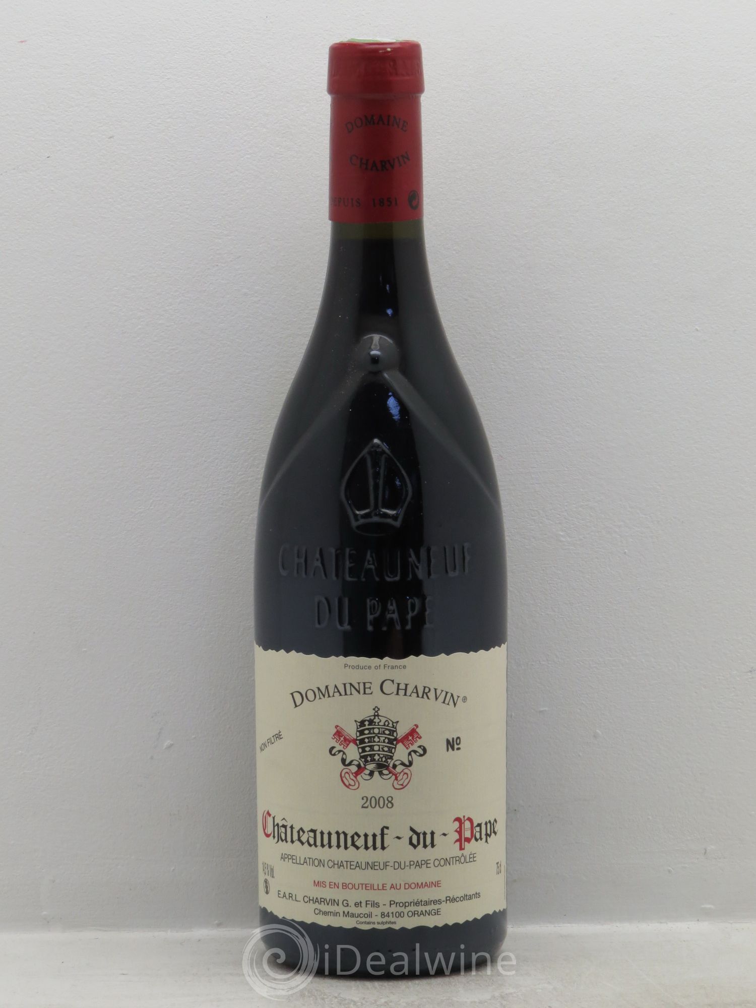 Châteauneuf-du-Pape Charvin (Domaine) 2008 - Lot de 1 bouteille - 0