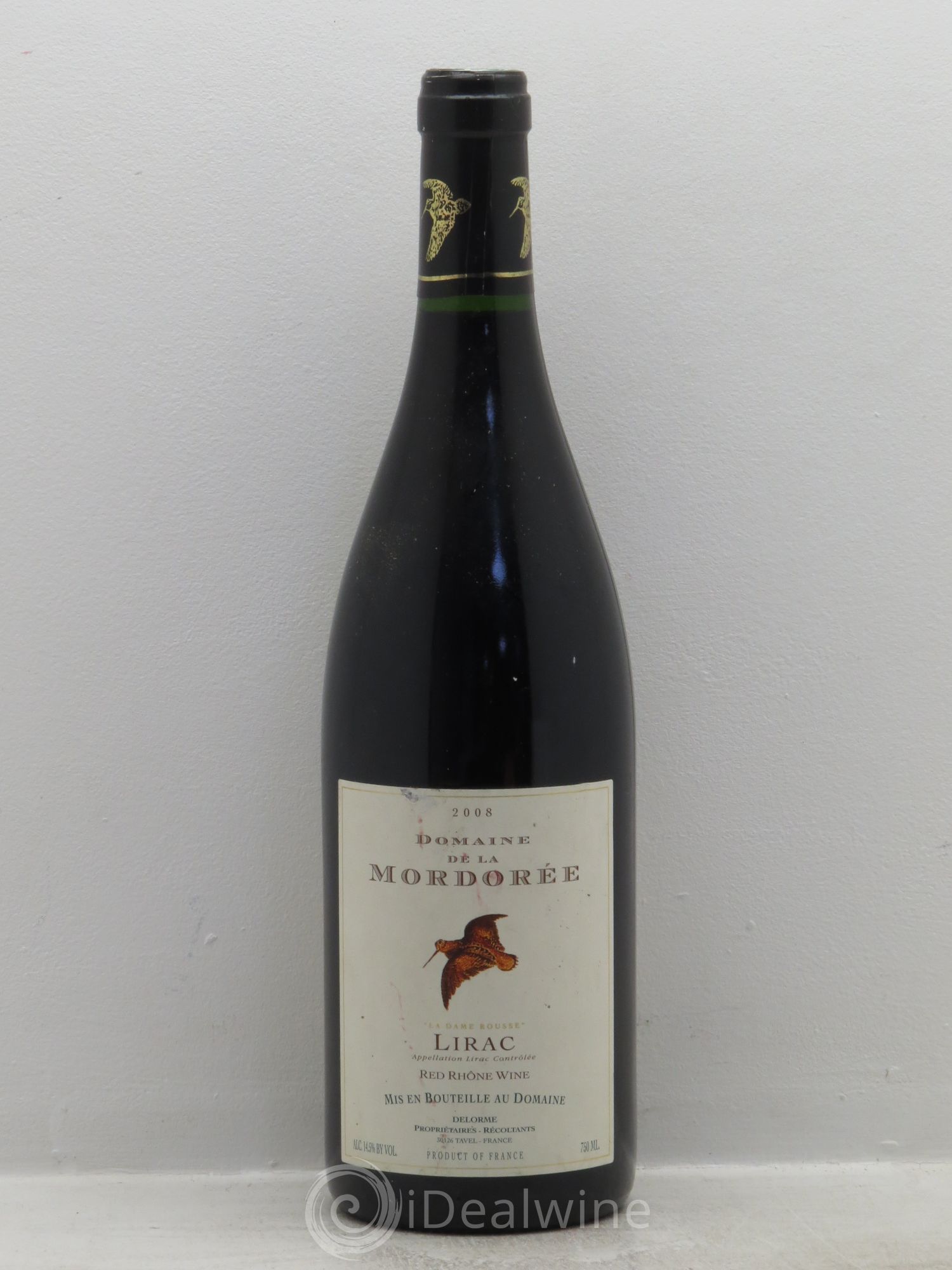 Lirac La Dame Rousse 2008 - Lot de 1 bouteille - 0