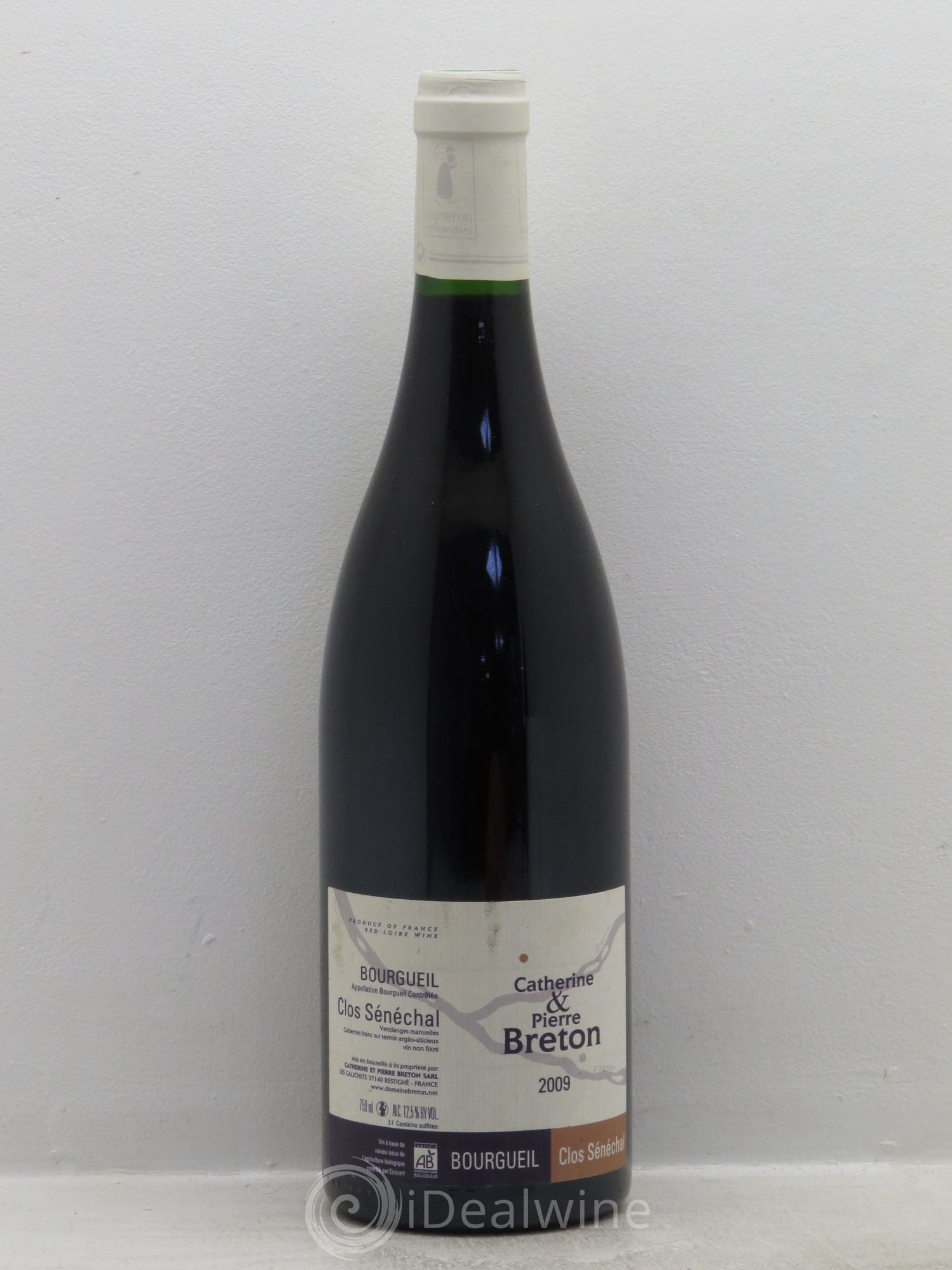 Bourgueil Clos Sénéchal Catherine et Pierre Breton 2009 - Lot de 1 bouteille - 0