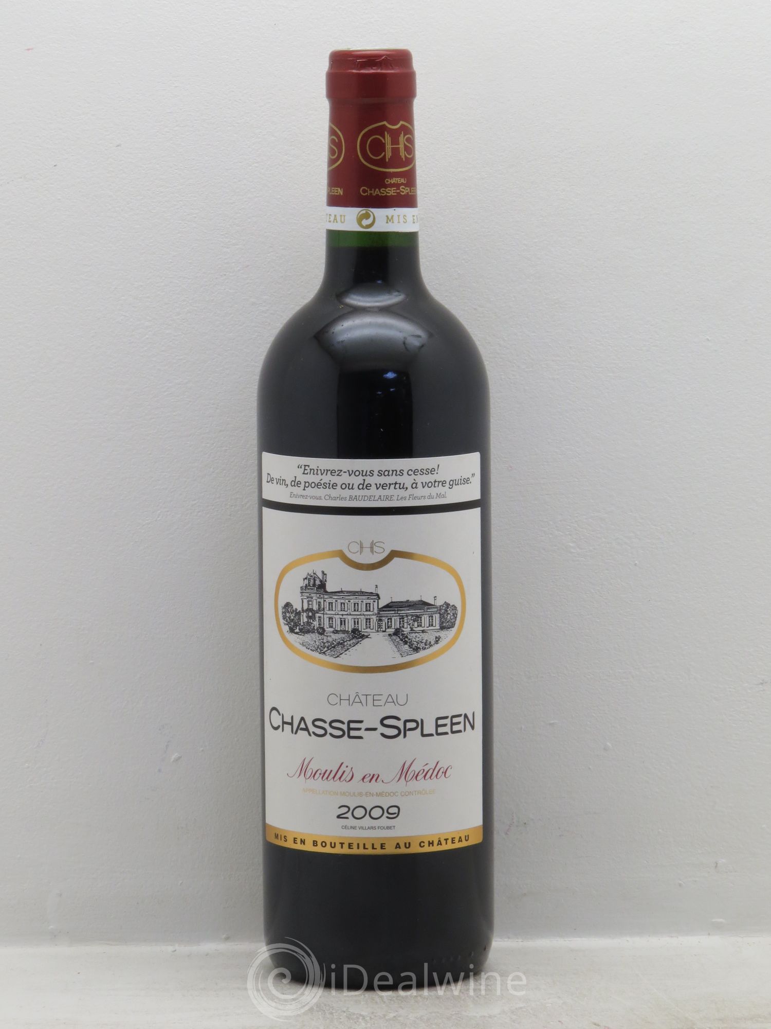 Château Chasse Spleen 2009 - Lot de 1 bouteille - 0