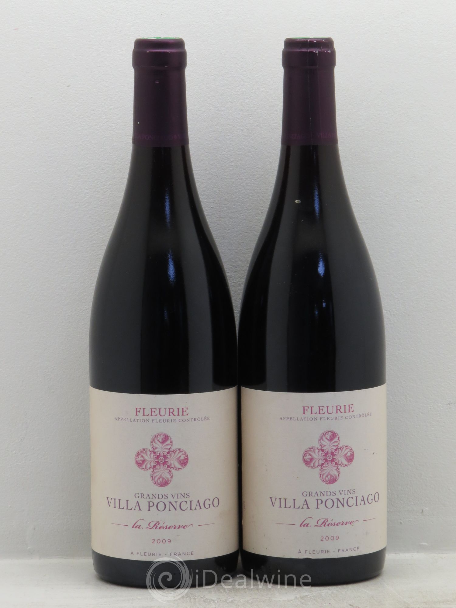Fleurie "La réserve" Villa Ponciago 2009 - Posten von 2 Flaschen - 0