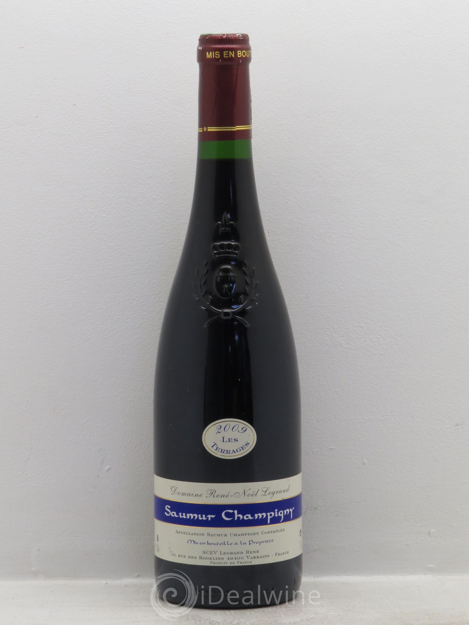 Saumur-Champigny "Les Terrages" René Noel Legrand (sans prix de réserve) 2009 - Posten von 1 Flasche - 0