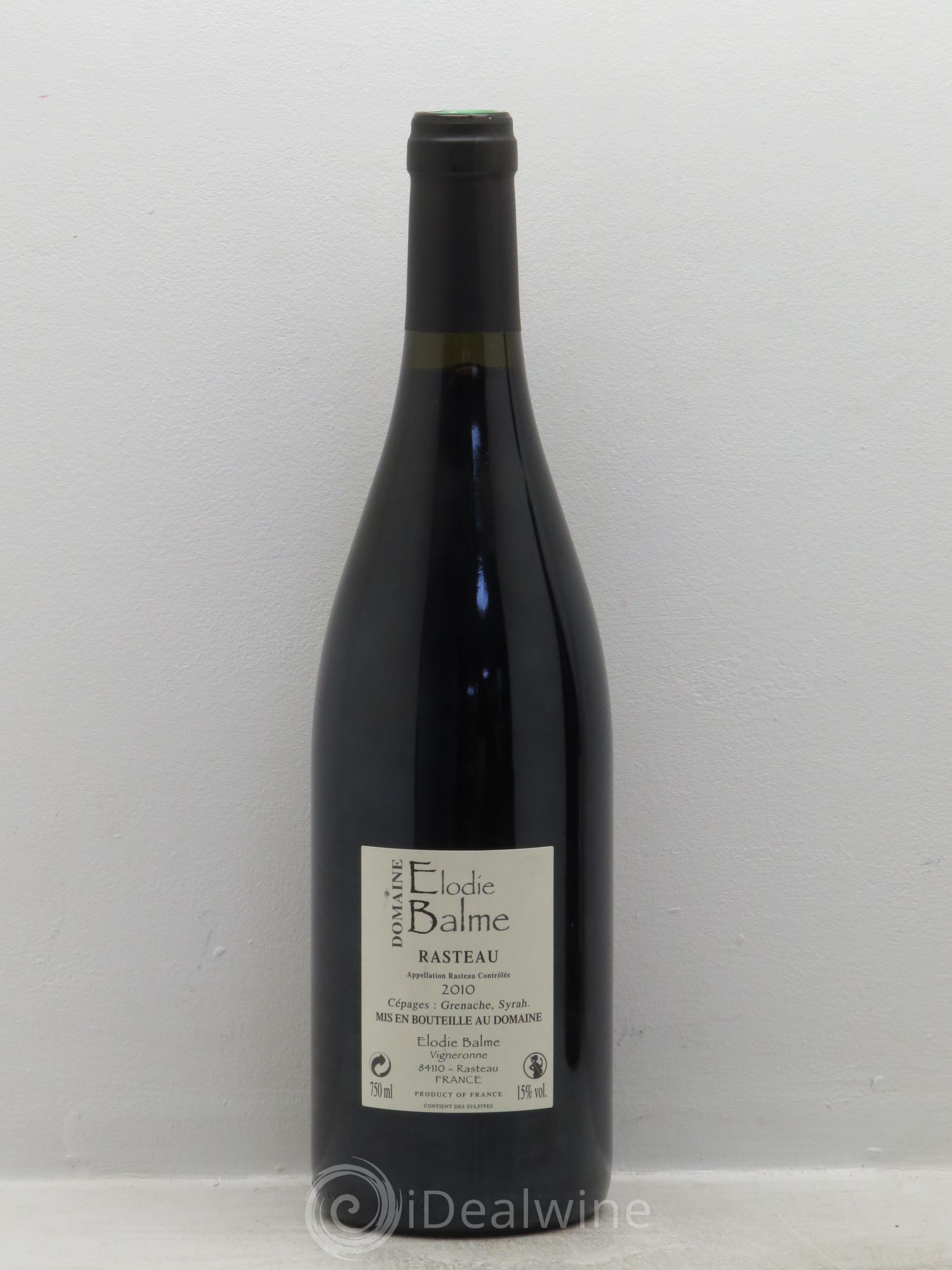 Rasteau Domaine Elodie Balme 2010 - Lotto di 1 bottiglia - 1