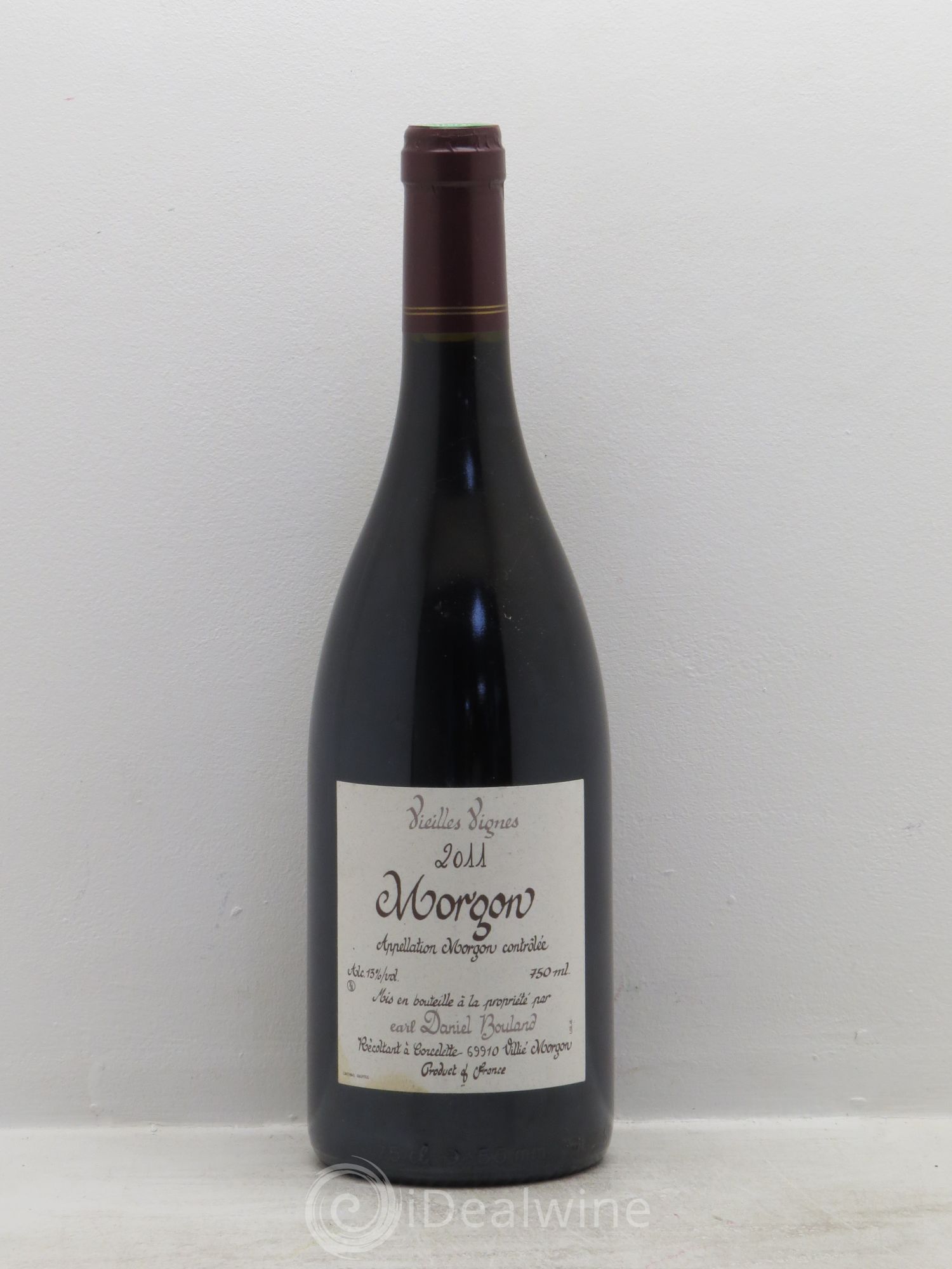Morgon Vieilles Vignes Daniel Bouland (Domaine) 2011 - Lot de 1 bouteille - 0