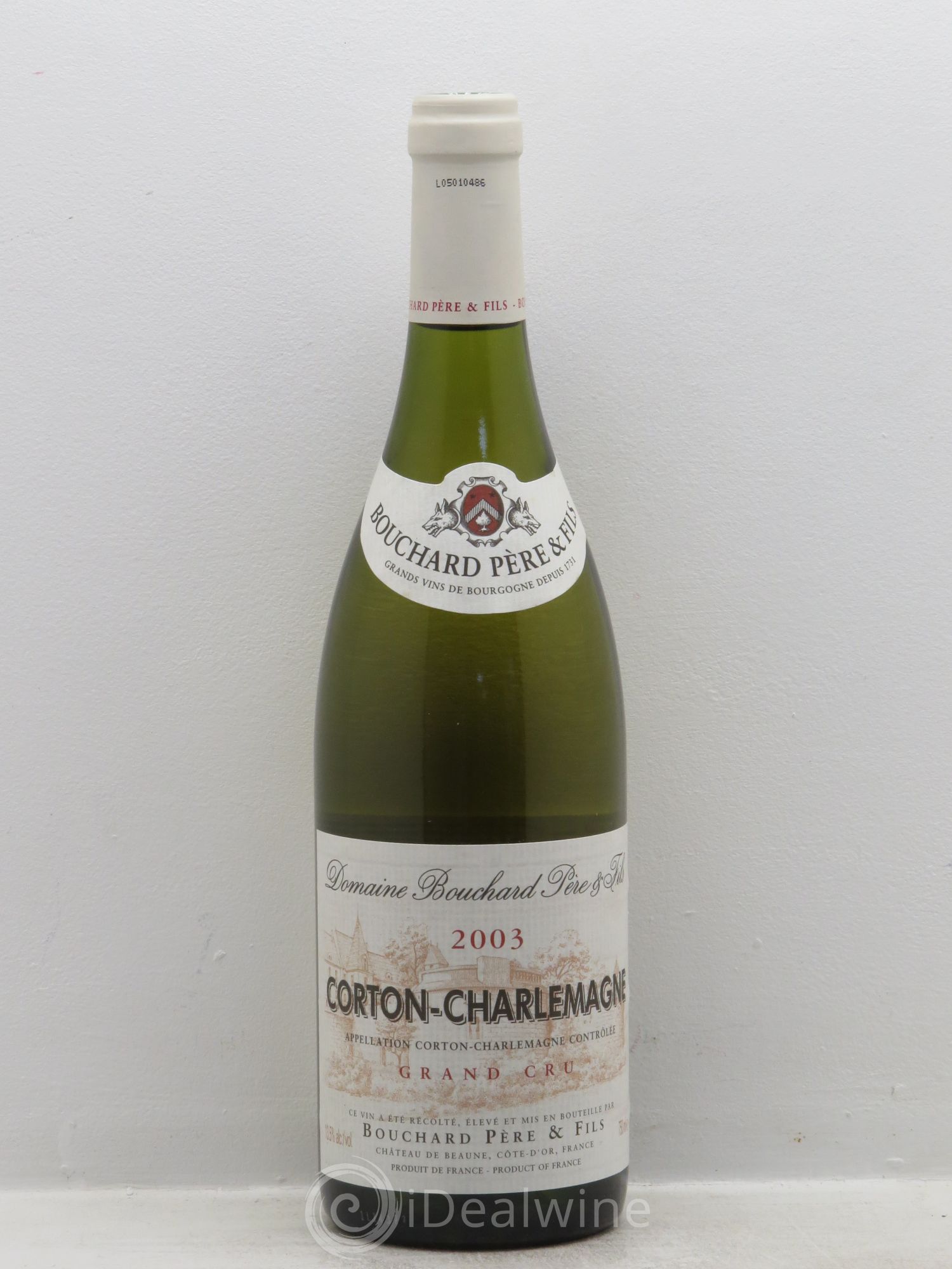 Corton-Charlemagne Grand Cru Bouchard Père & Fils 2003 - Lot de 1 bouteille - 0