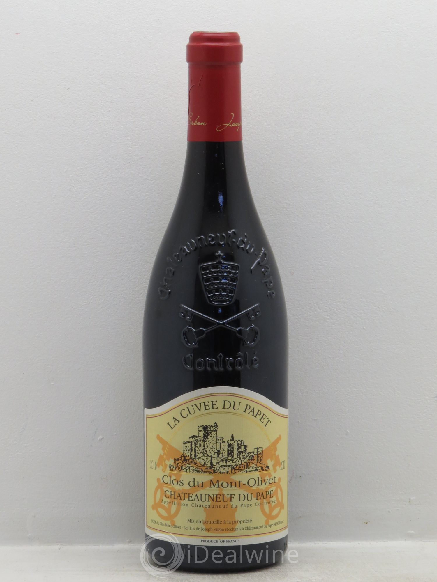 Châteauneuf-du-Pape Cuvée du Papet Clos du Mont-Olivet 2010 - Lot de 1 bouteille - 0