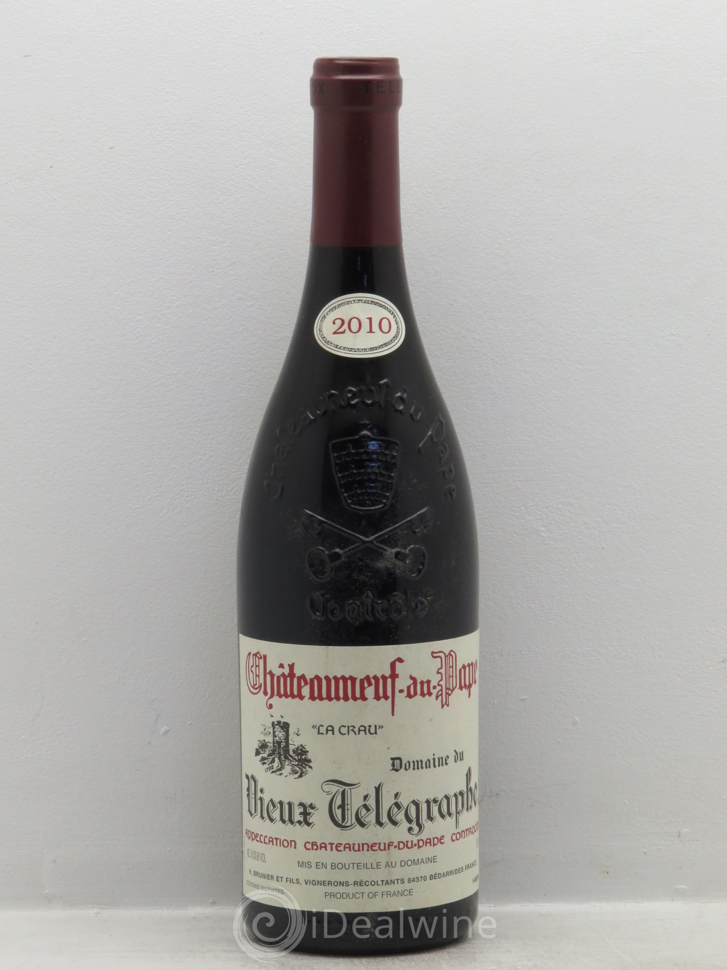 Châteauneuf-du-Pape Vieux Télégraphe (Domaine du) Vignobles Brunier La Crau 2010 - Lot de 1 bouteille - 0