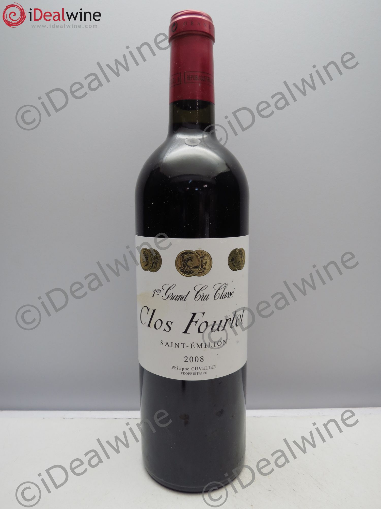 Clos Fourtet 1er Grand Cru Classé B 2008 - Lot de 1 bouteille - 0