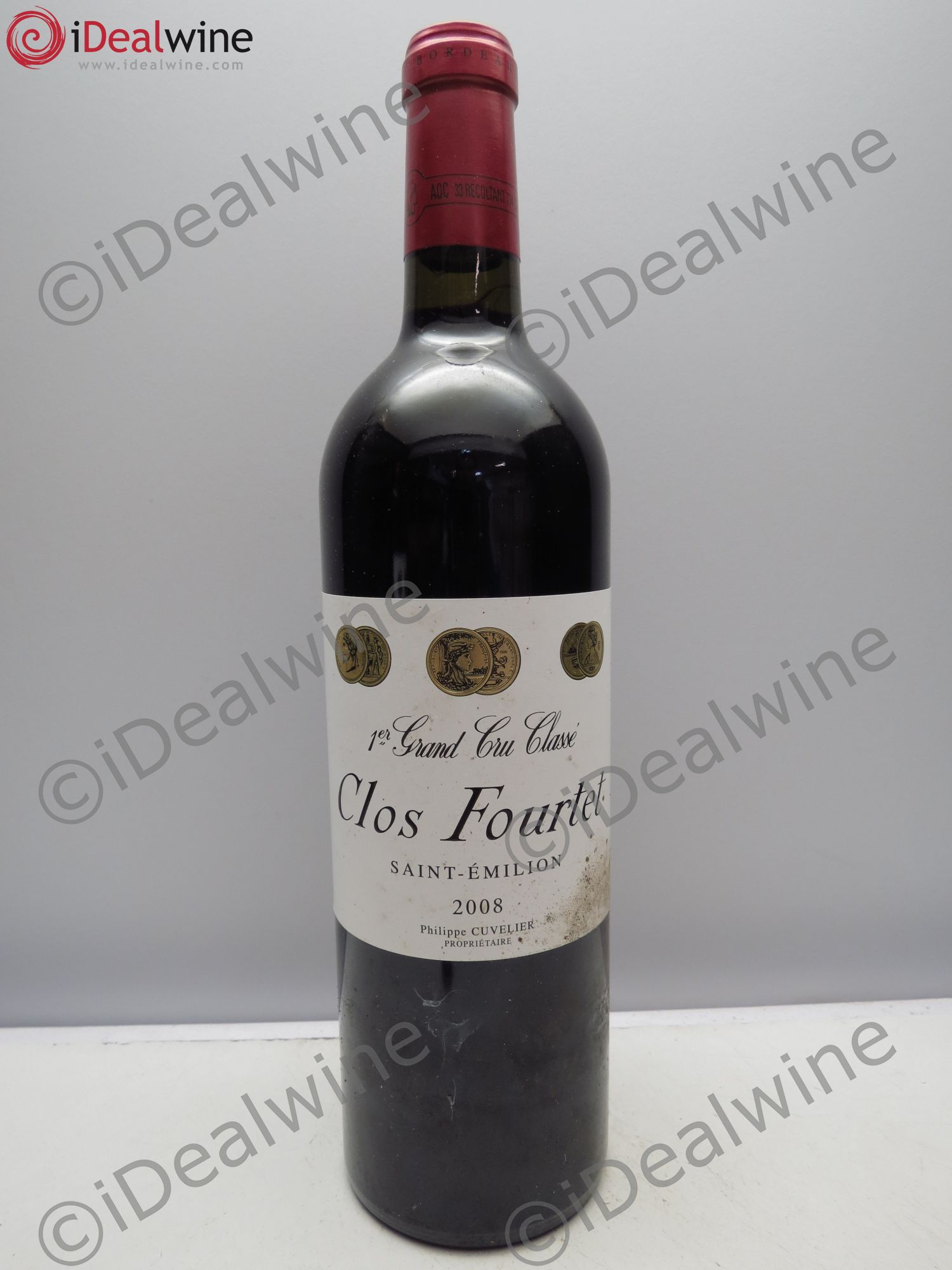 Clos Fourtet 1er Grand Cru Classé B 2008 - Lot de 1 bouteille - 0