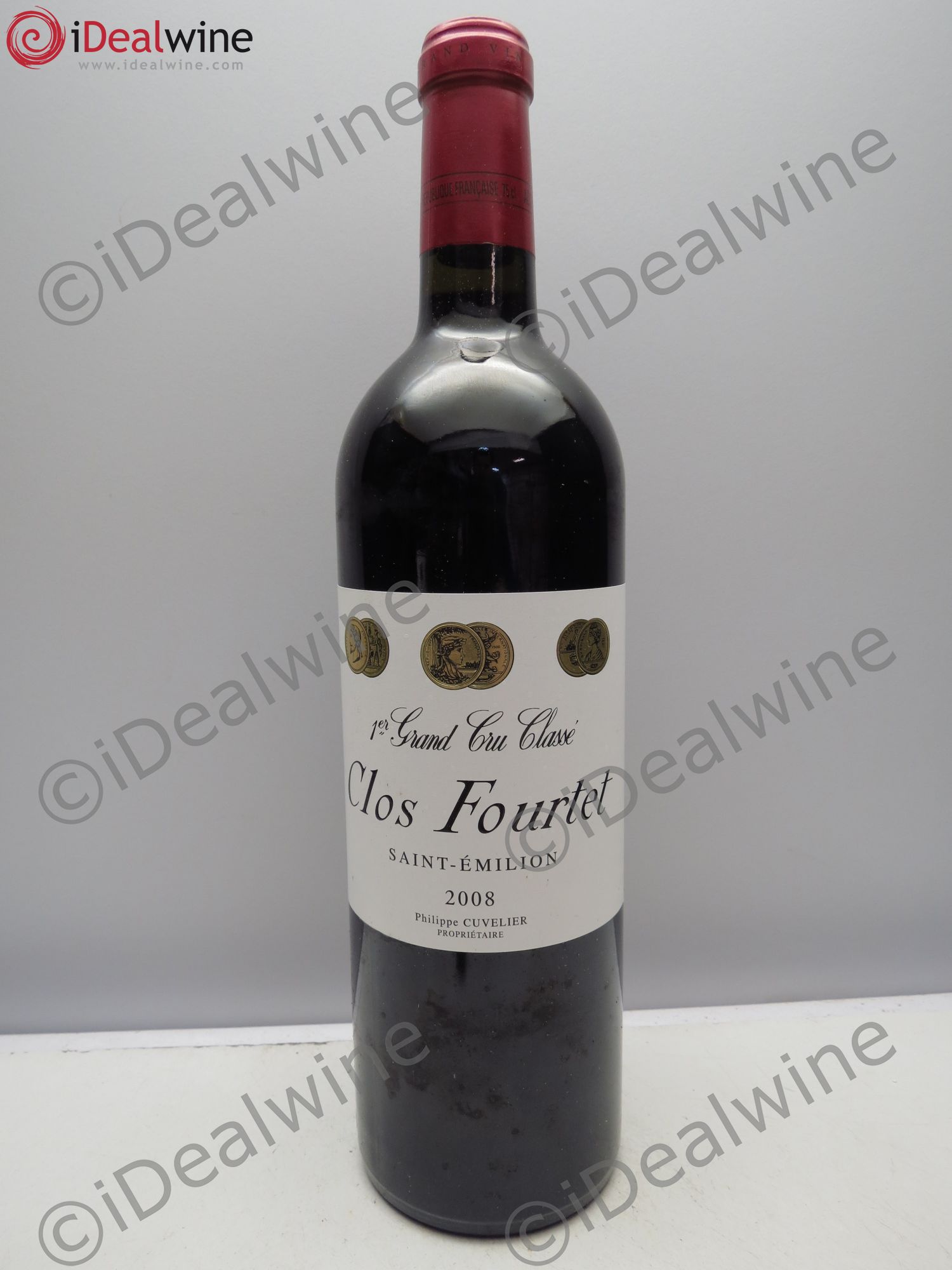 Clos Fourtet 1er Grand Cru Classé B 2008 - Lot de 1 bouteille - 0