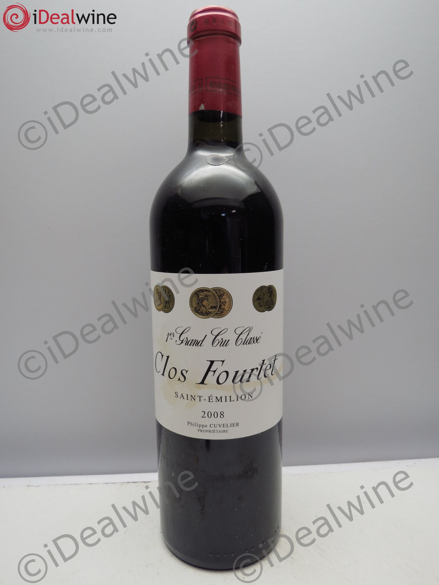Clos Fourtet 1er Grand Cru Classé B 2008 - Lot de 1 bouteille - 0