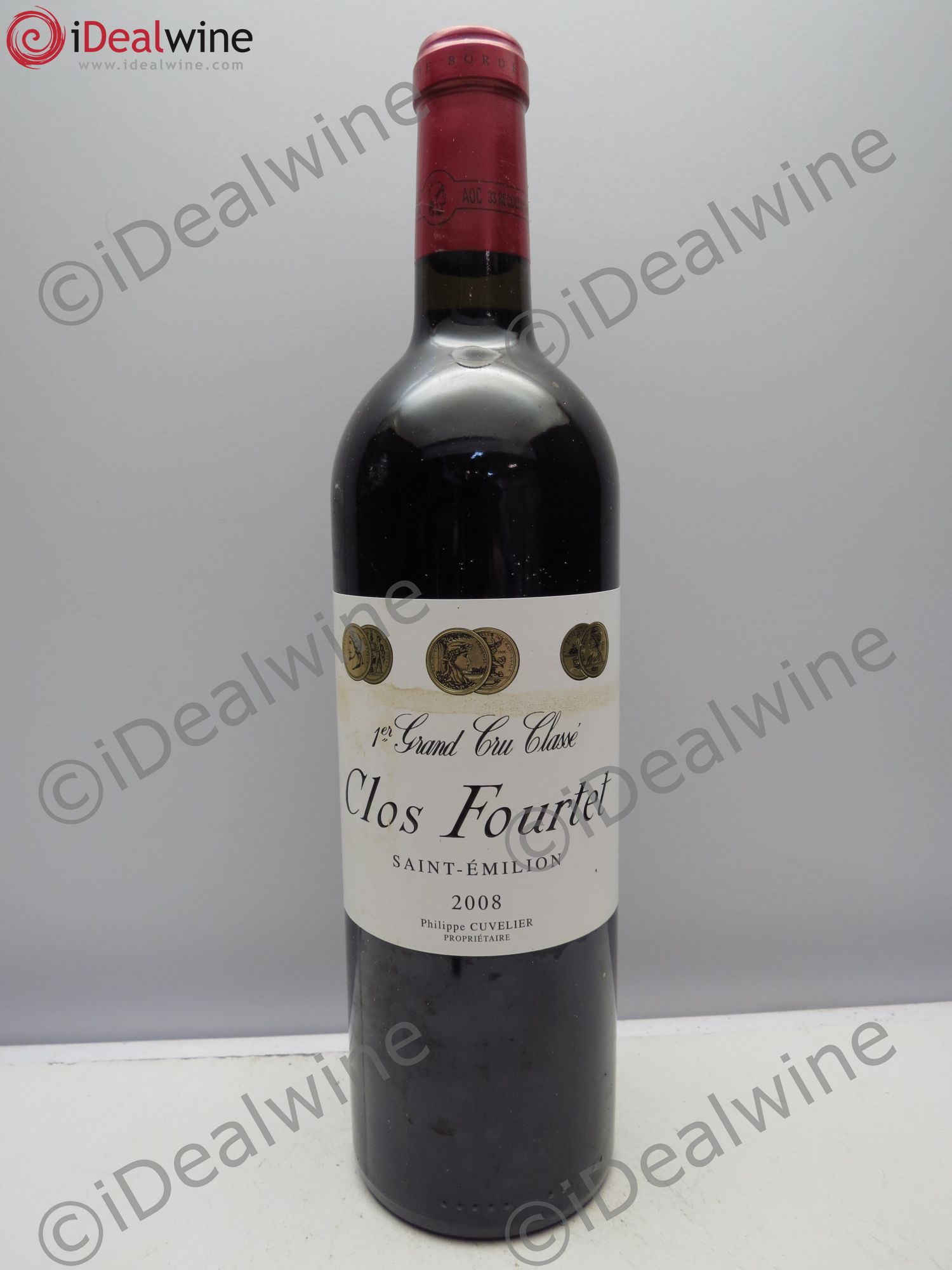 Clos Fourtet 1er Grand Cru Classé B 2008 - Lot de 1 bouteille - 0