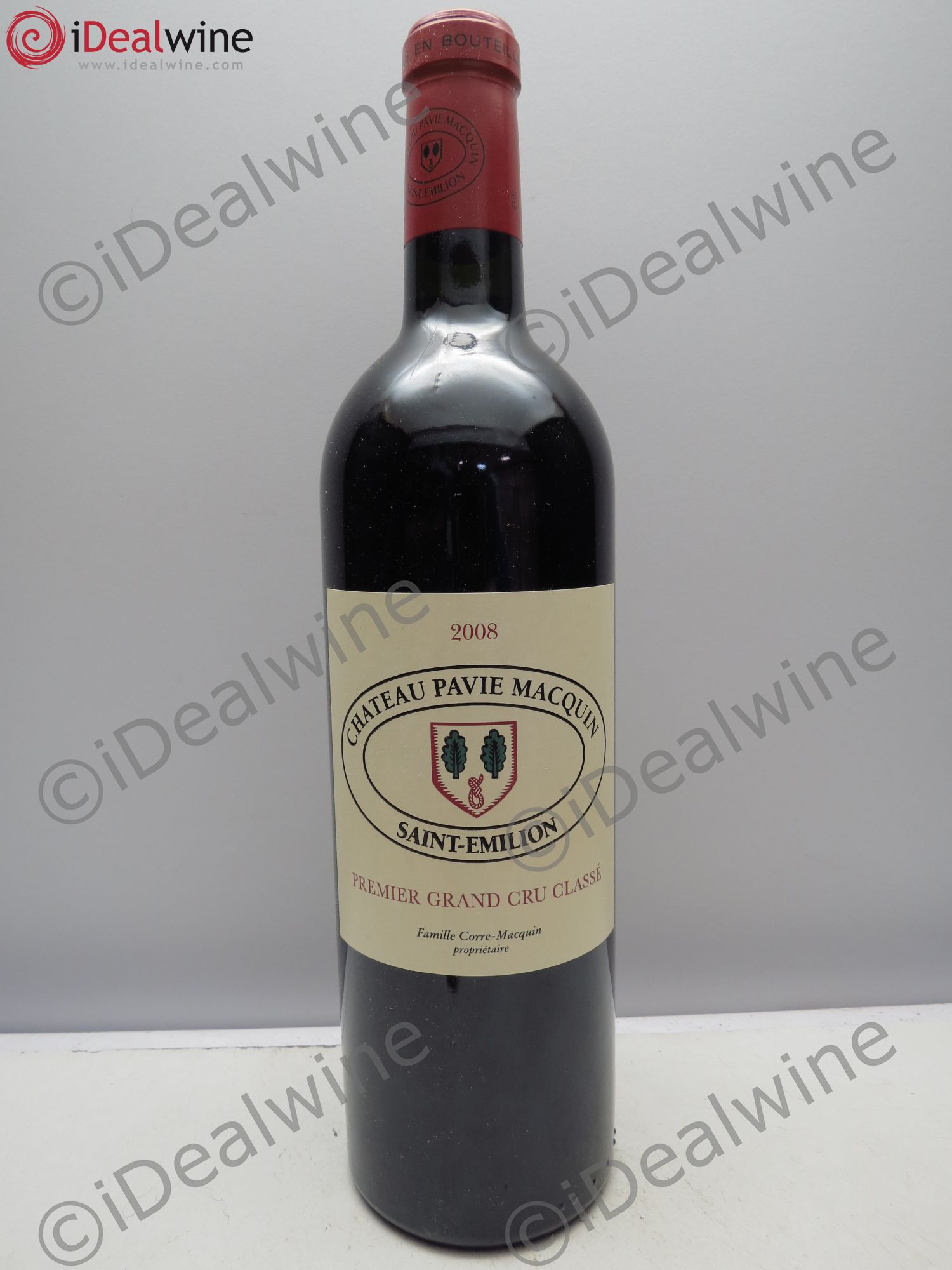 Château Pavie Macquin 1er Grand Cru Classé B 2008 - Lot de 1 bouteille - 0