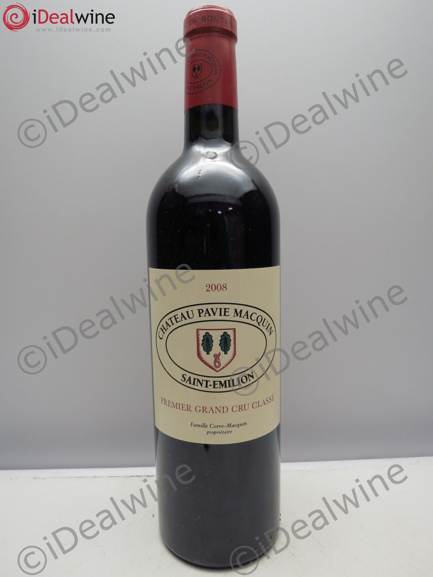 Château Pavie Macquin 1er Grand Cru Classé B 2008 - Lot de 1 bouteille - 0