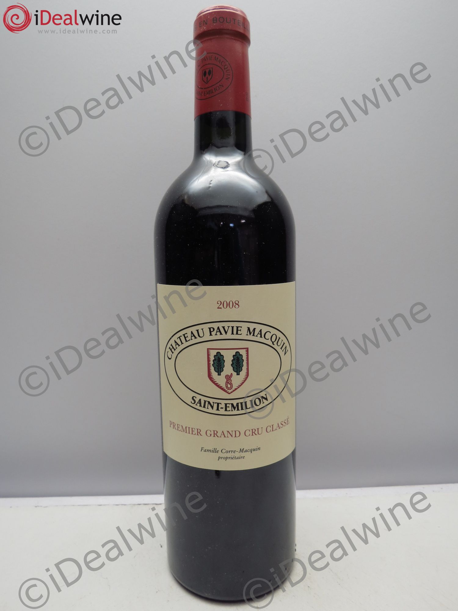 Château Pavie Macquin 1er Grand Cru Classé B 2008 - Lot de 1 bouteille - 0