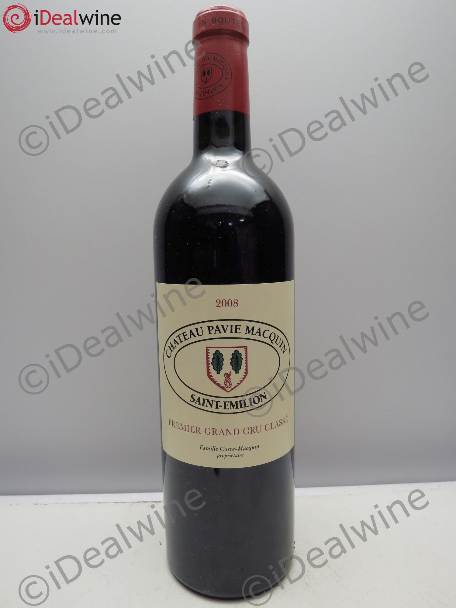 Château Pavie Macquin 1er Grand Cru Classé B 2008 - Lot de 1 bouteille - 0