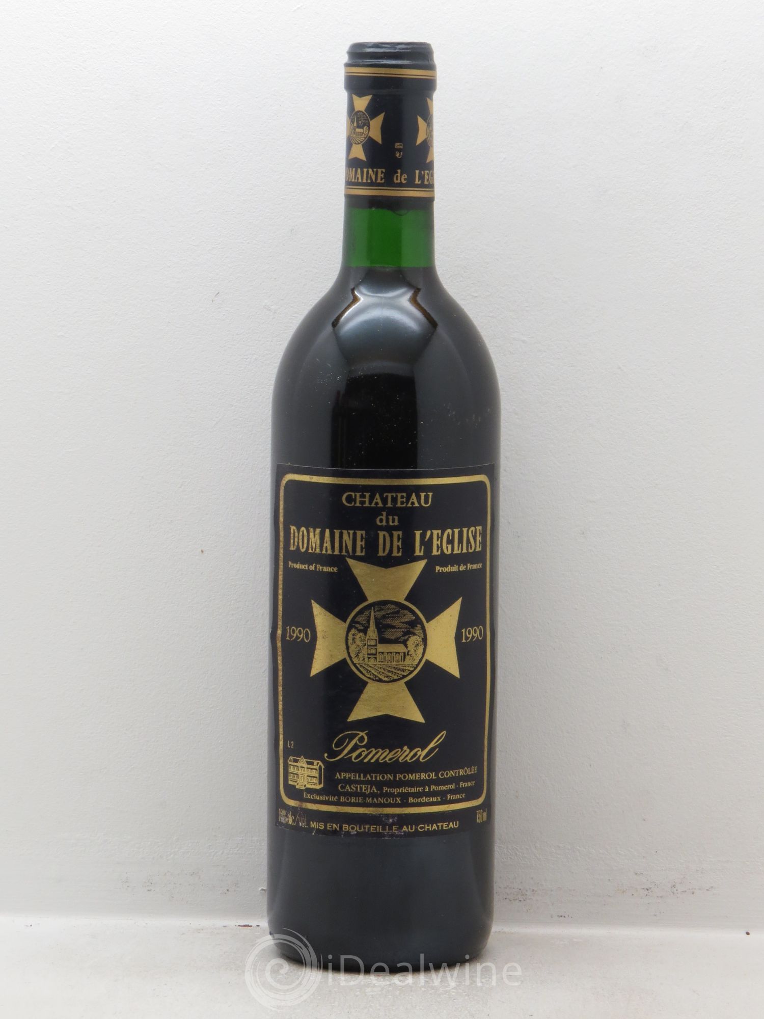 Château du Domaine de l'Église 1990 - Lot de 1 bouteille - 0