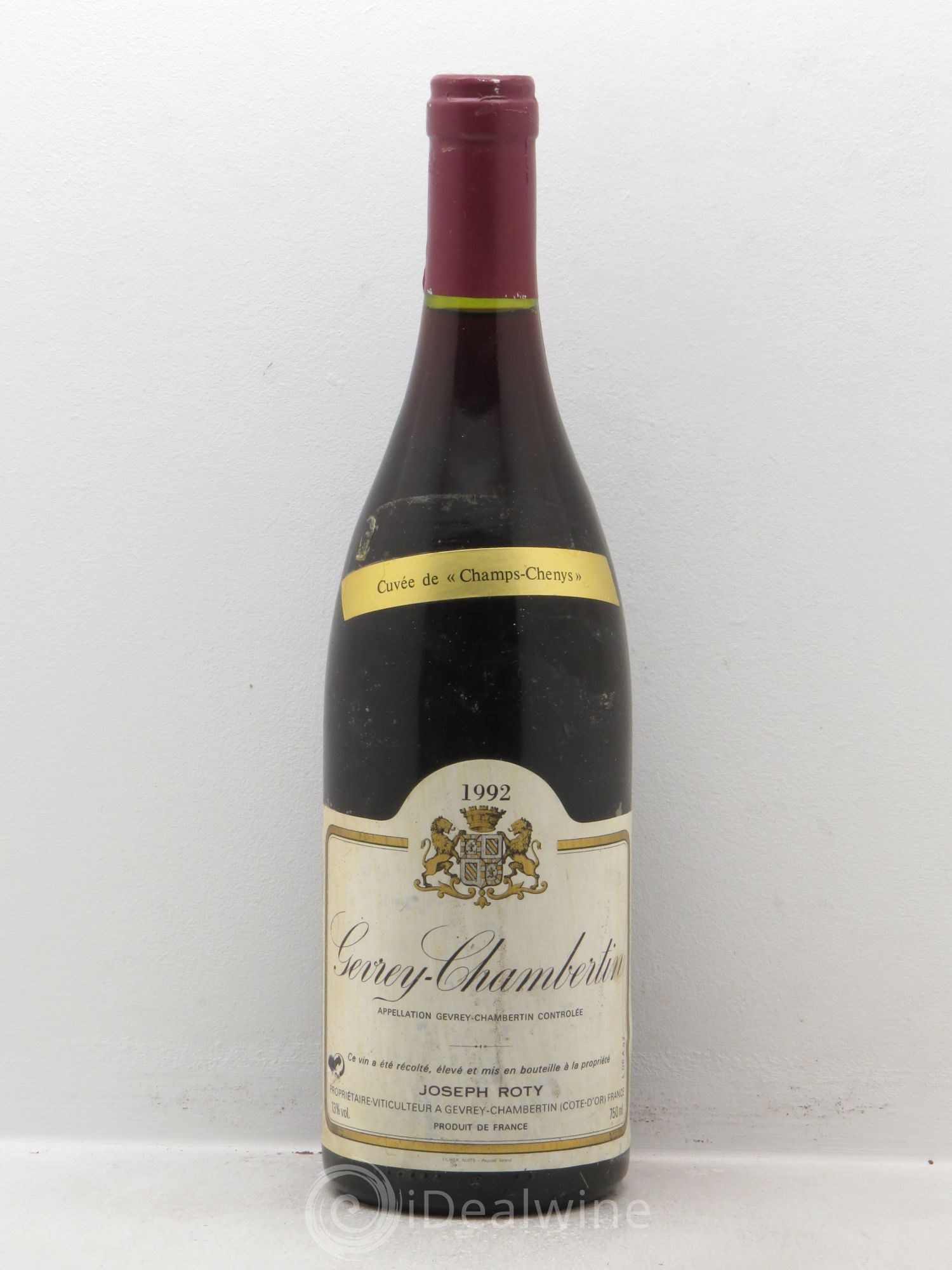 Gevrey-Chambertin Cuvée de Champs-Chenys Joseph Roty (Domaine) 1992 - Lot de 1 bouteille - 0