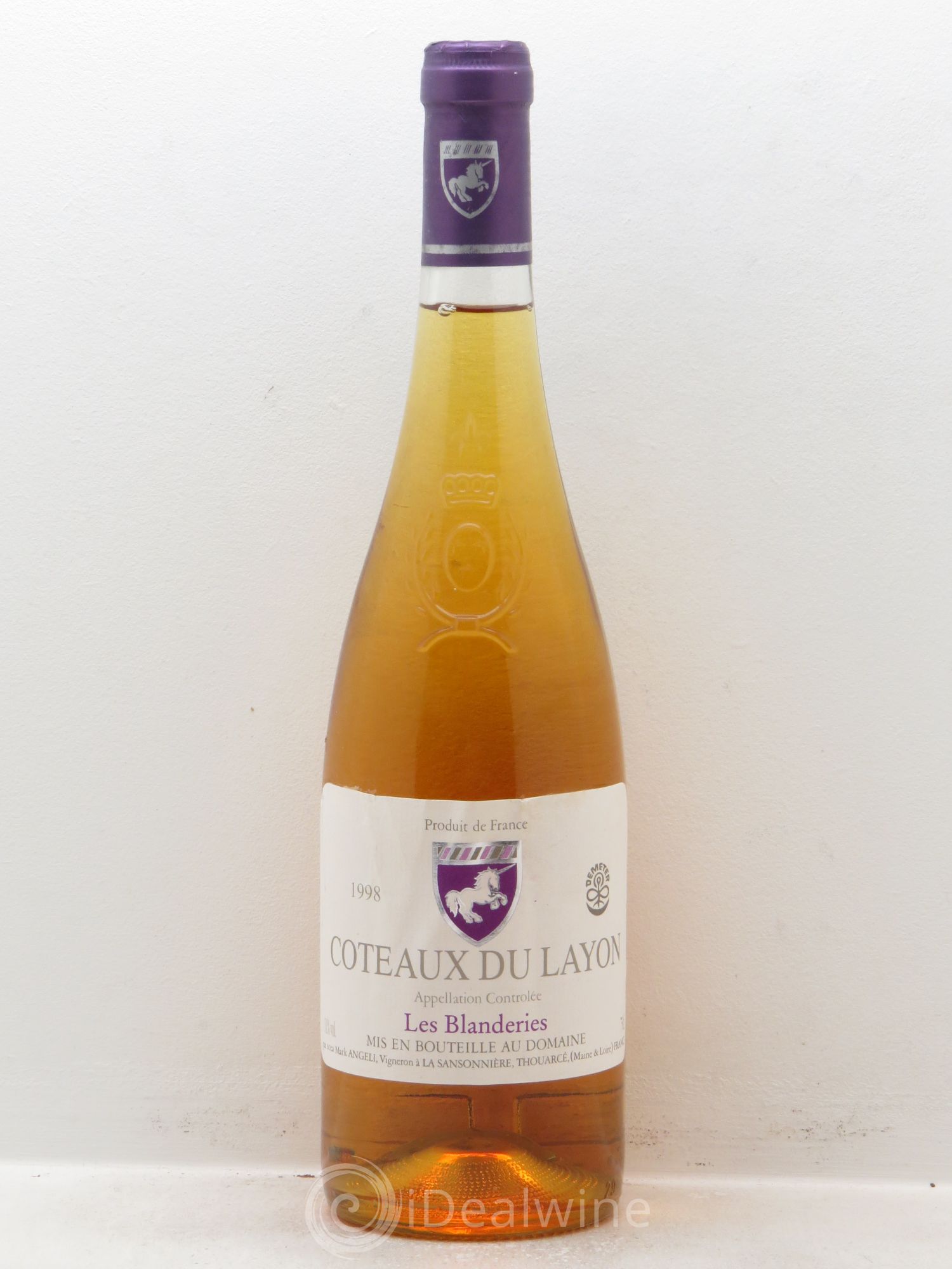 Coteaux du Layon "les Blanderies" Mark Angeli 1998 - Lotto di 1 bottiglia - 0