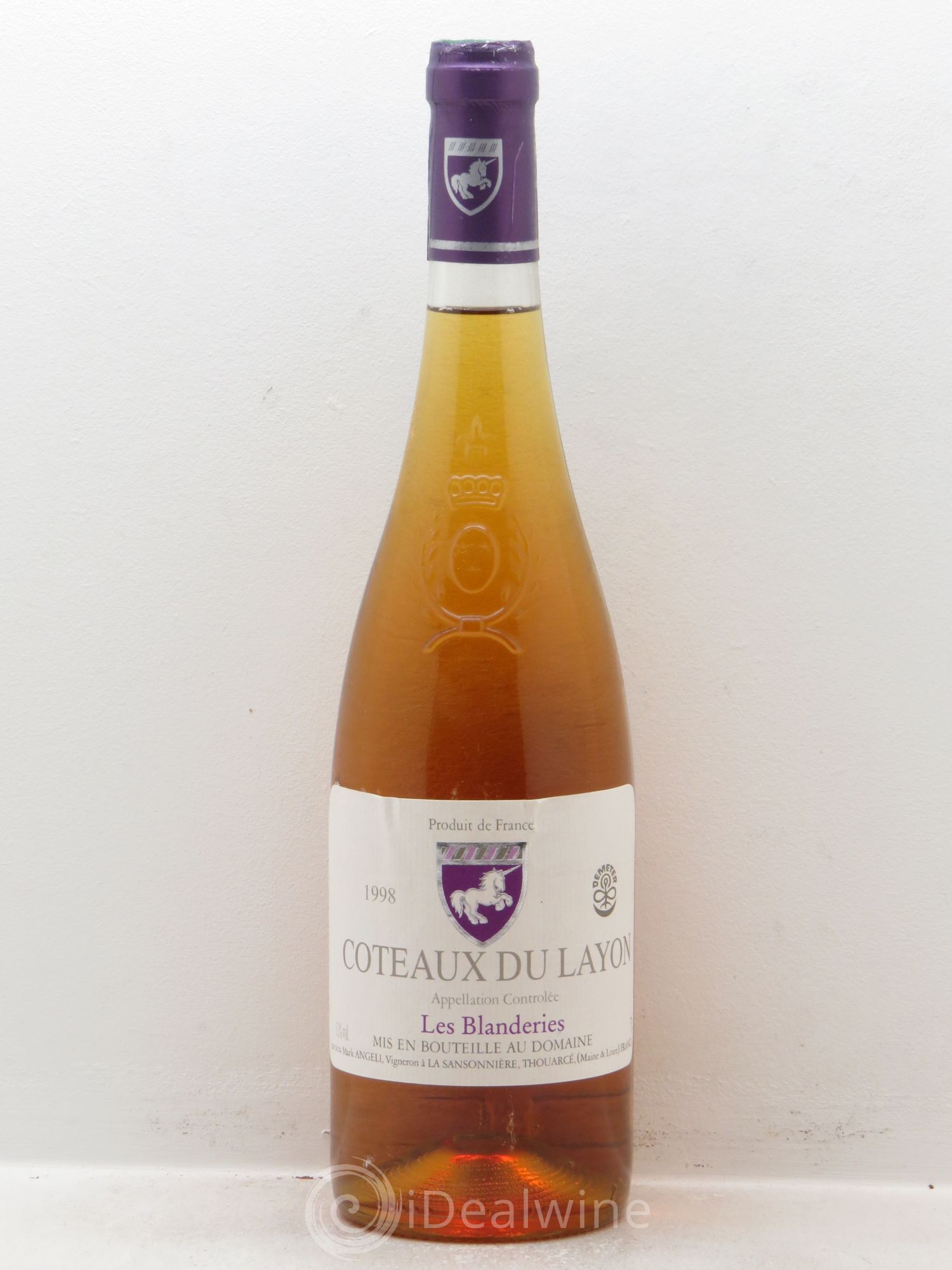 Coteaux du Layon "les Blanderies" Mark Angeli 1998 - Lotto di 1 bottiglia - 0