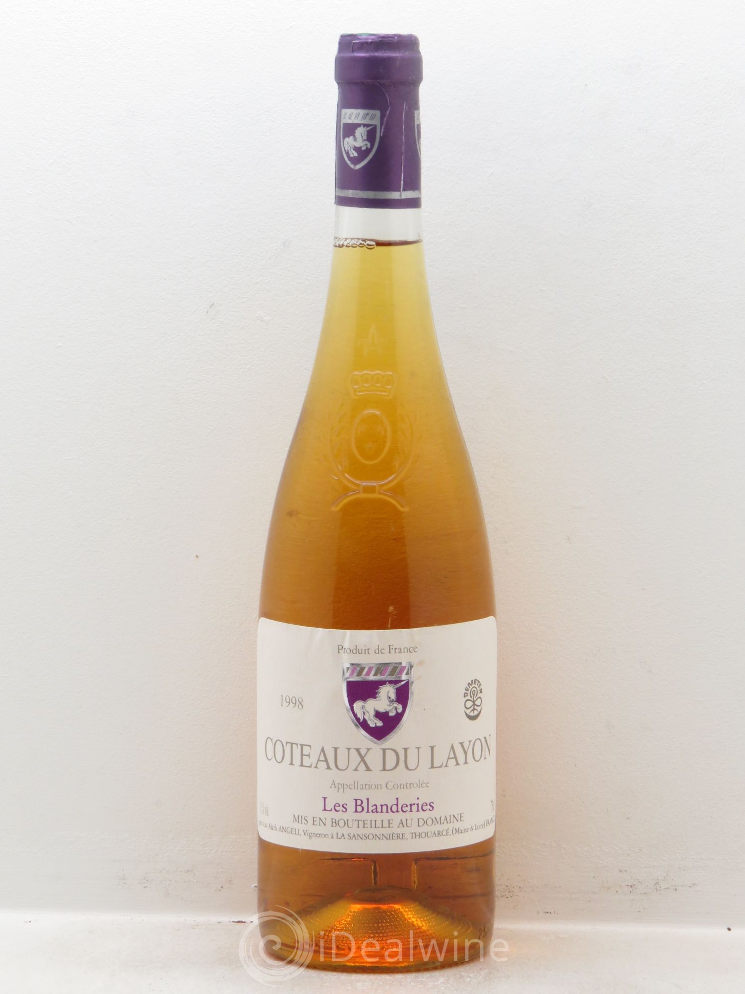 Coteaux du Layon "les Blanderies" Mark Angeli 1998 - Lotto di 1 bottiglia - 0