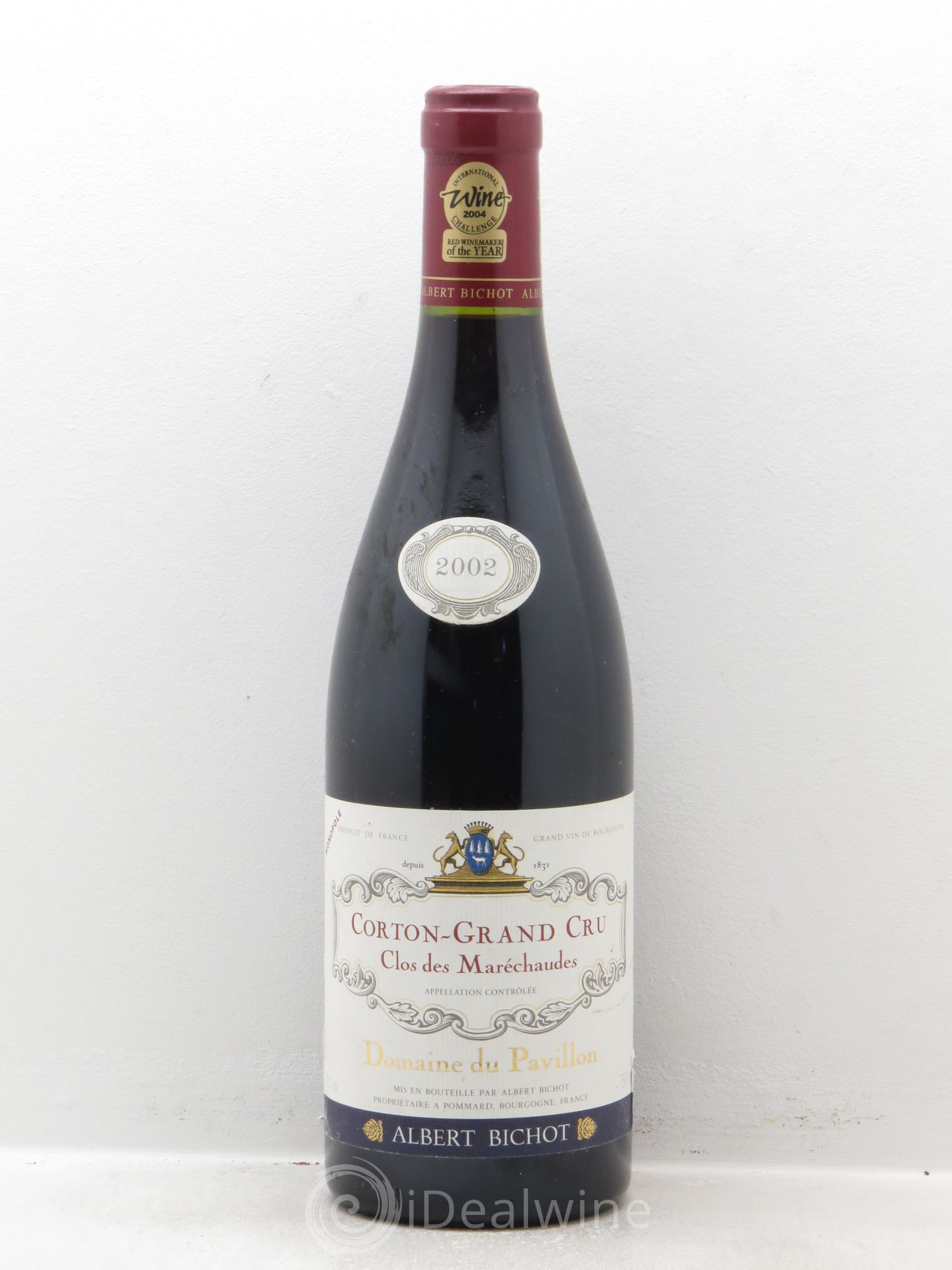 Corton Grand Cru Clos des Maréchaudes Domaine du Pavillon - Albert Bichot 2002 - Lot de 1 bouteille - 0