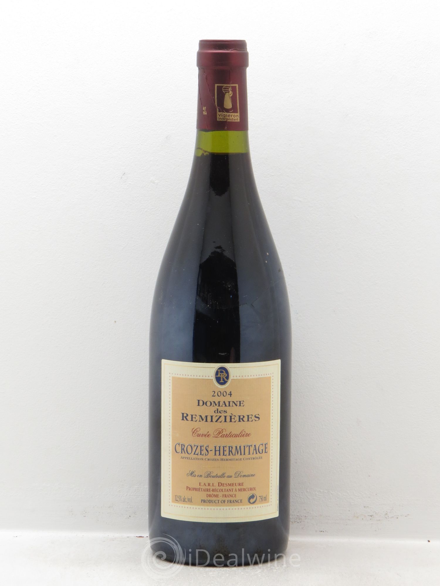 Crozes-Hermitage Cuvée Particulière Domaine des Remizières 2004 - Posten von 1 Flasche - 0
