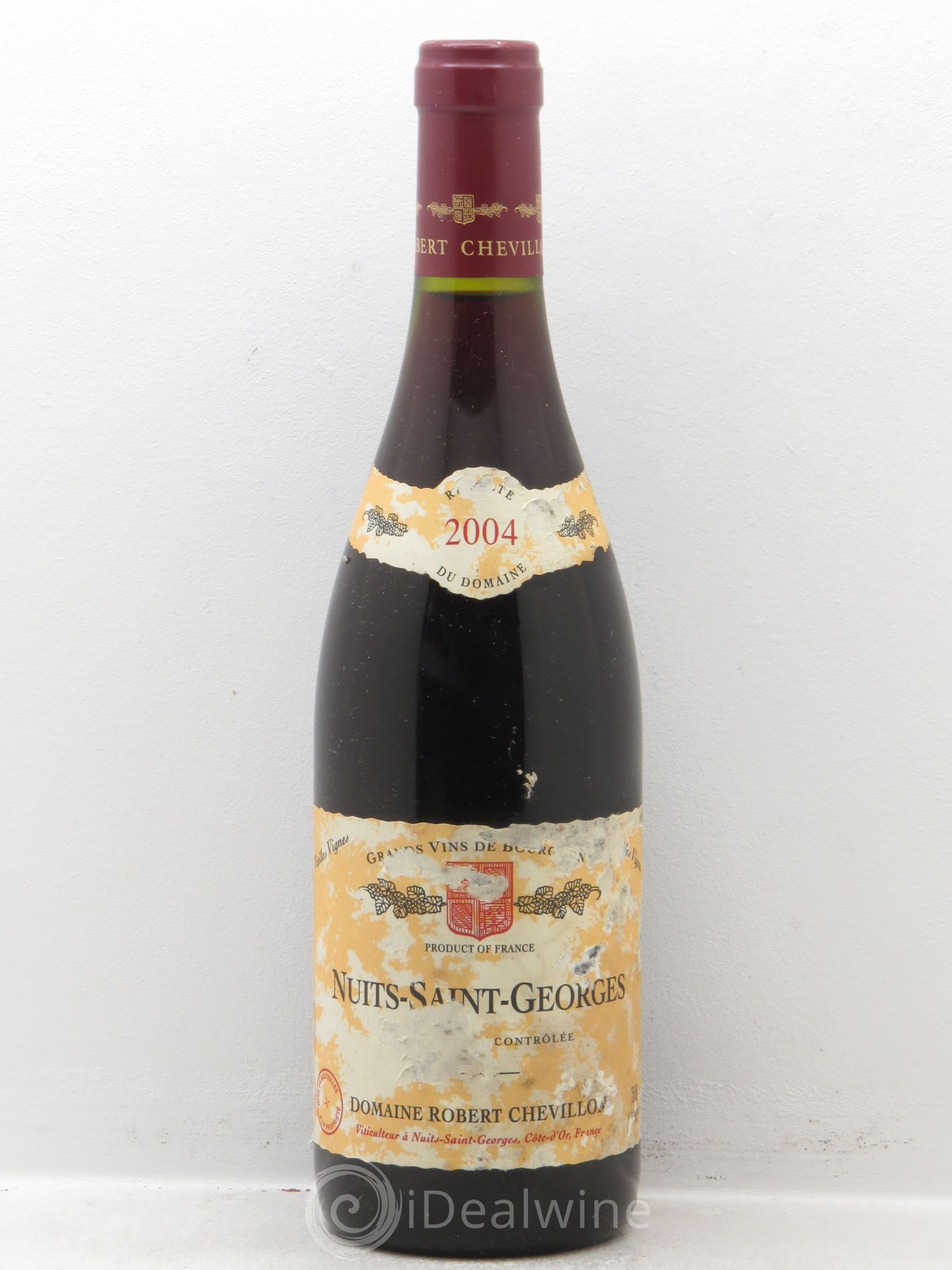 Nuits-Saint-Georges Vieilles vignes Robert Chevillon 2004 - Lot de 1 bouteille - 0