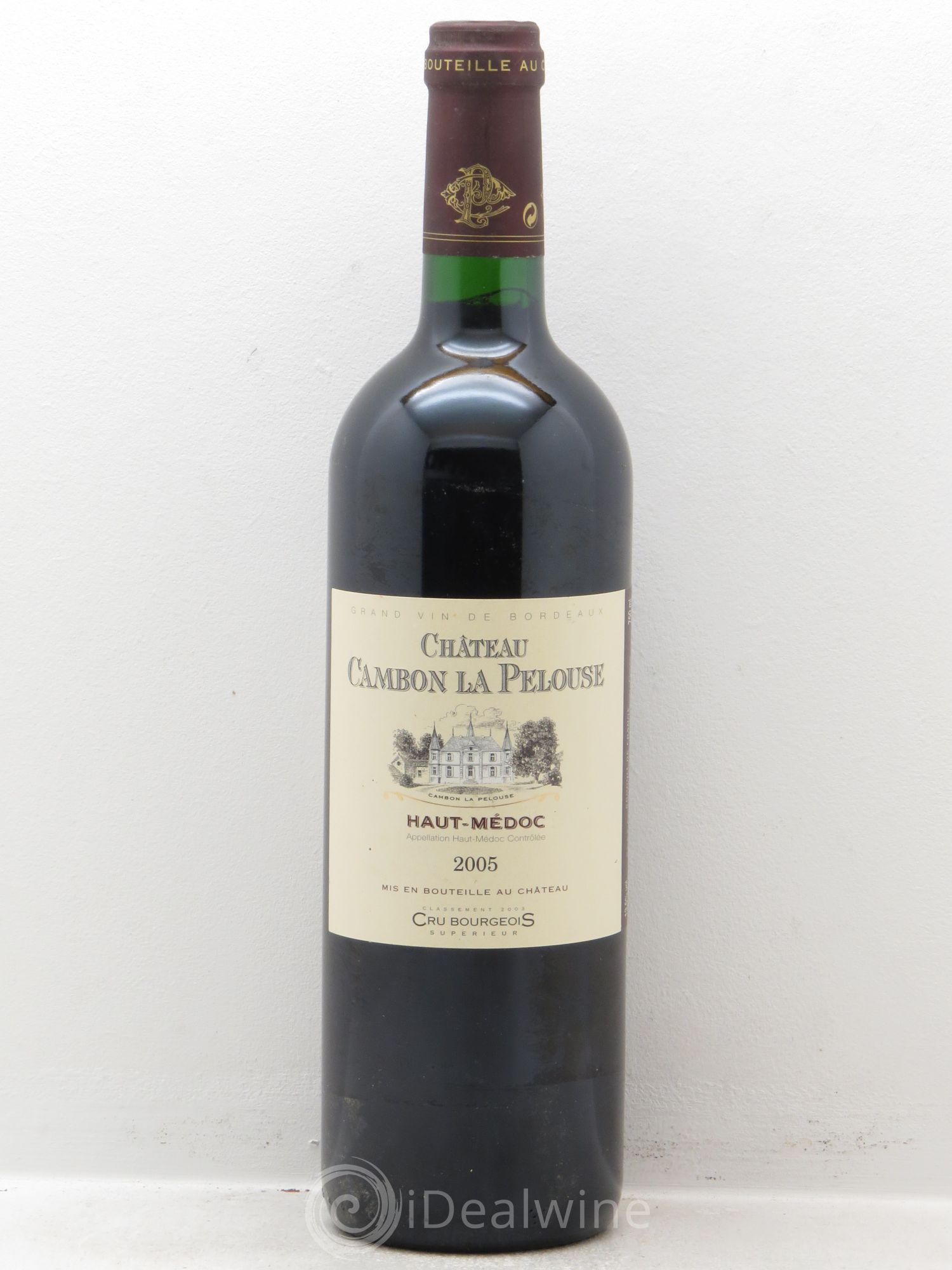 Château Cambon la Pelouse Cru Bourgeois 2005 - Lot de 1 bouteille - 0