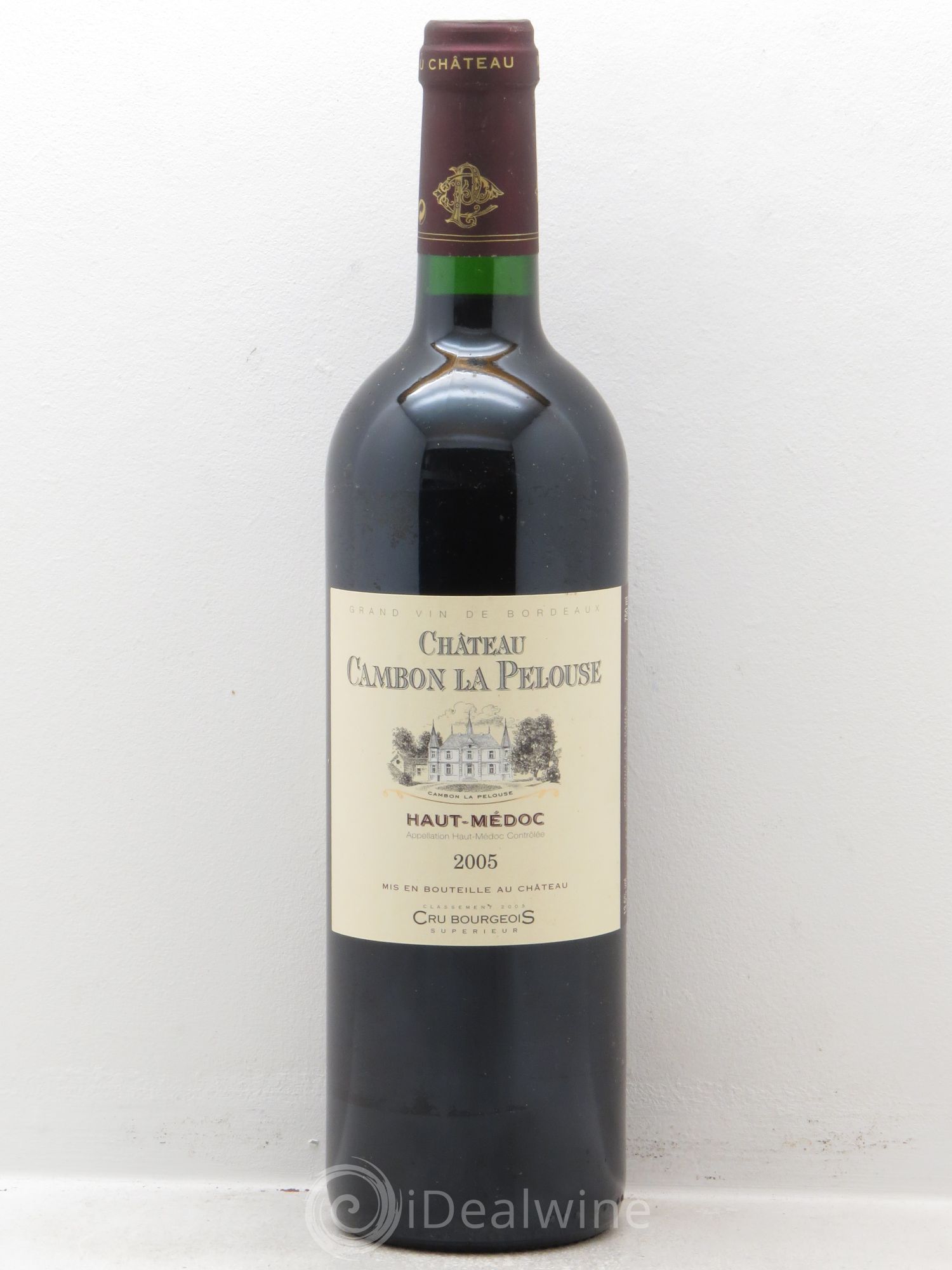Château Cambon la Pelouse Cru Bourgeois 2005 - Lot de 1 bouteille - 0