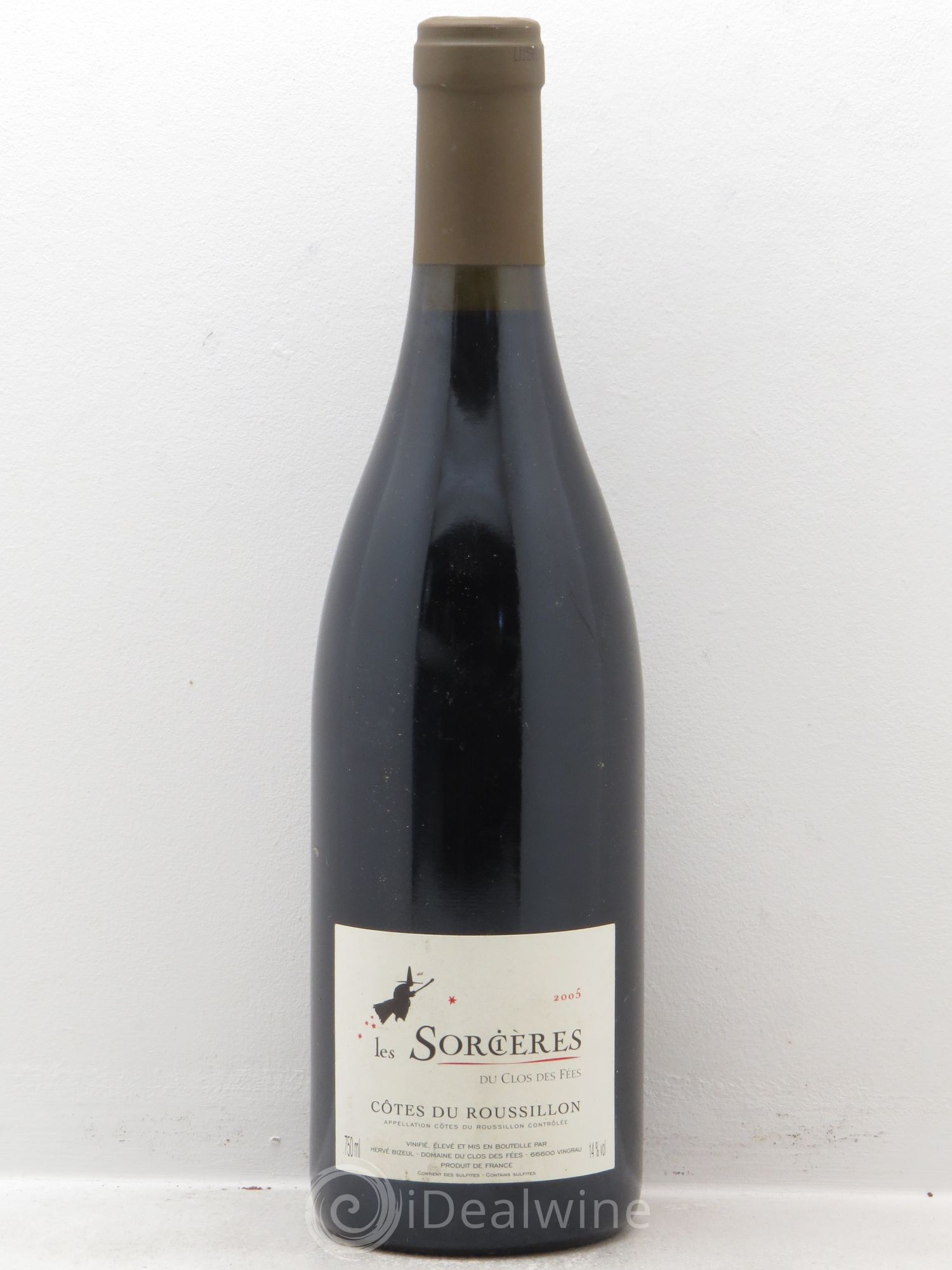 Côtes du Roussillon Clos des Fées Les Sorcières Hervé Bizeul 2005 - Lot de 1 bouteille - 0