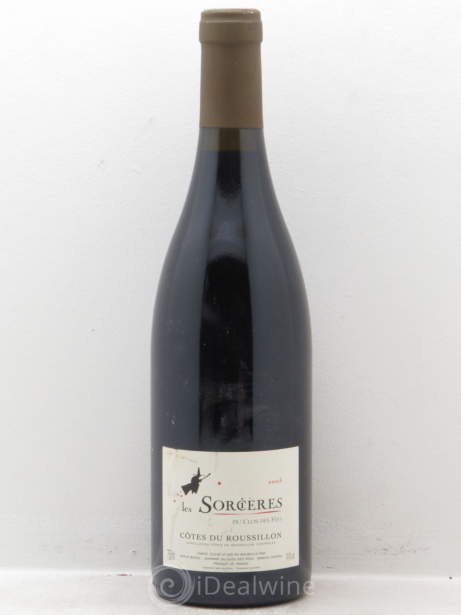 Côtes du Roussillon Clos des Fées Les Sorcières Hervé Bizeul 2005 - Lot de 1 bouteille - 0