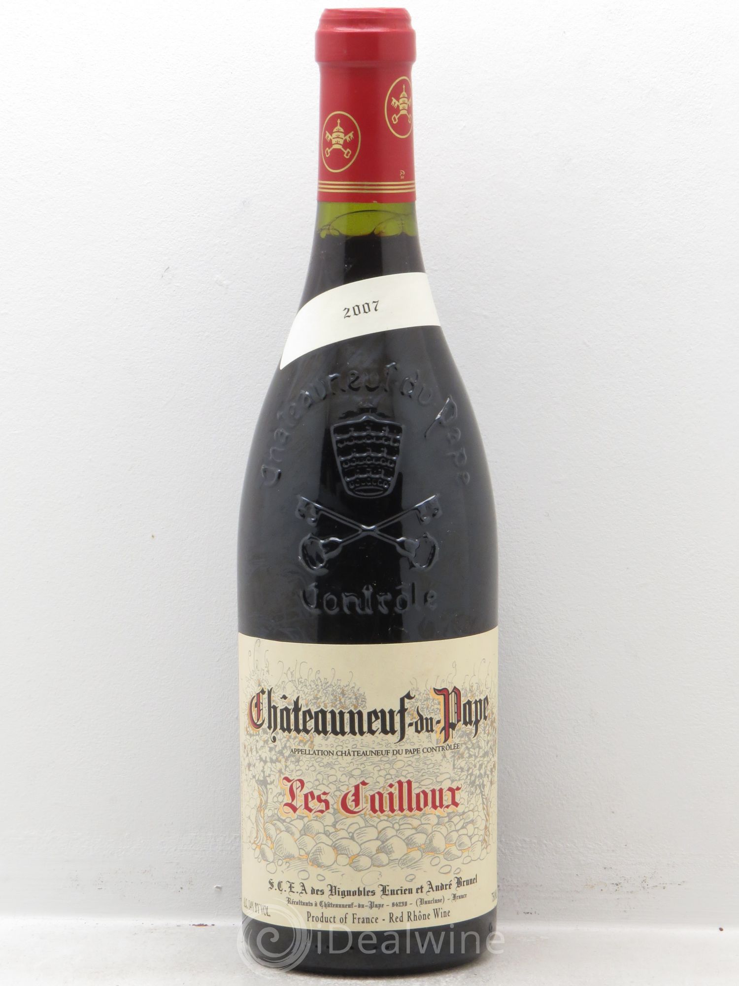 Châteauneuf-du-Pape Les Cailloux André Brunel 2007 - Lot de 1 bouteille - 0