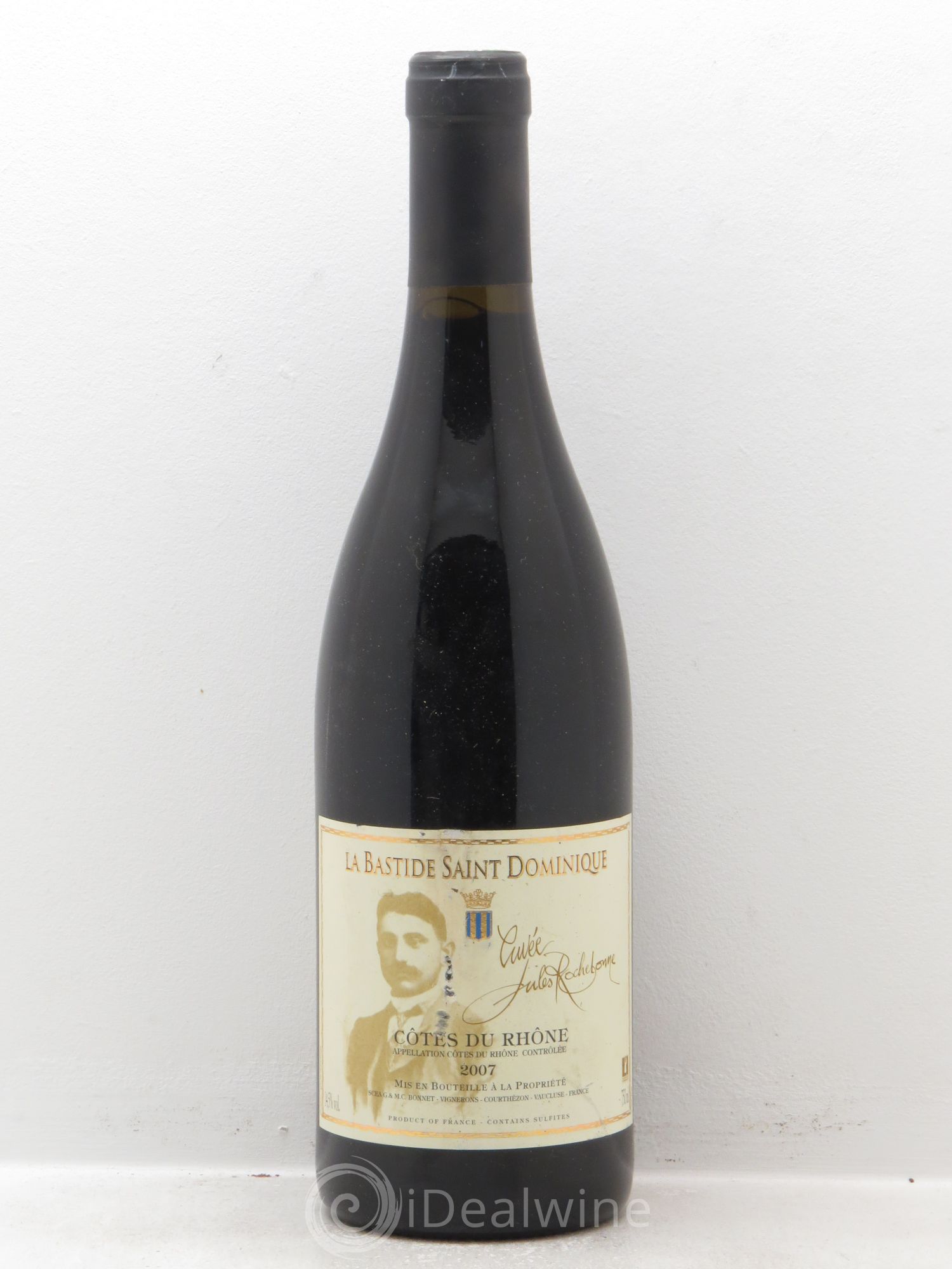 Côtes-du-Rhône la Bastide saint Dominique Cuvée Jules Rochebonne 2007 - Posten von 1 Flasche - 0