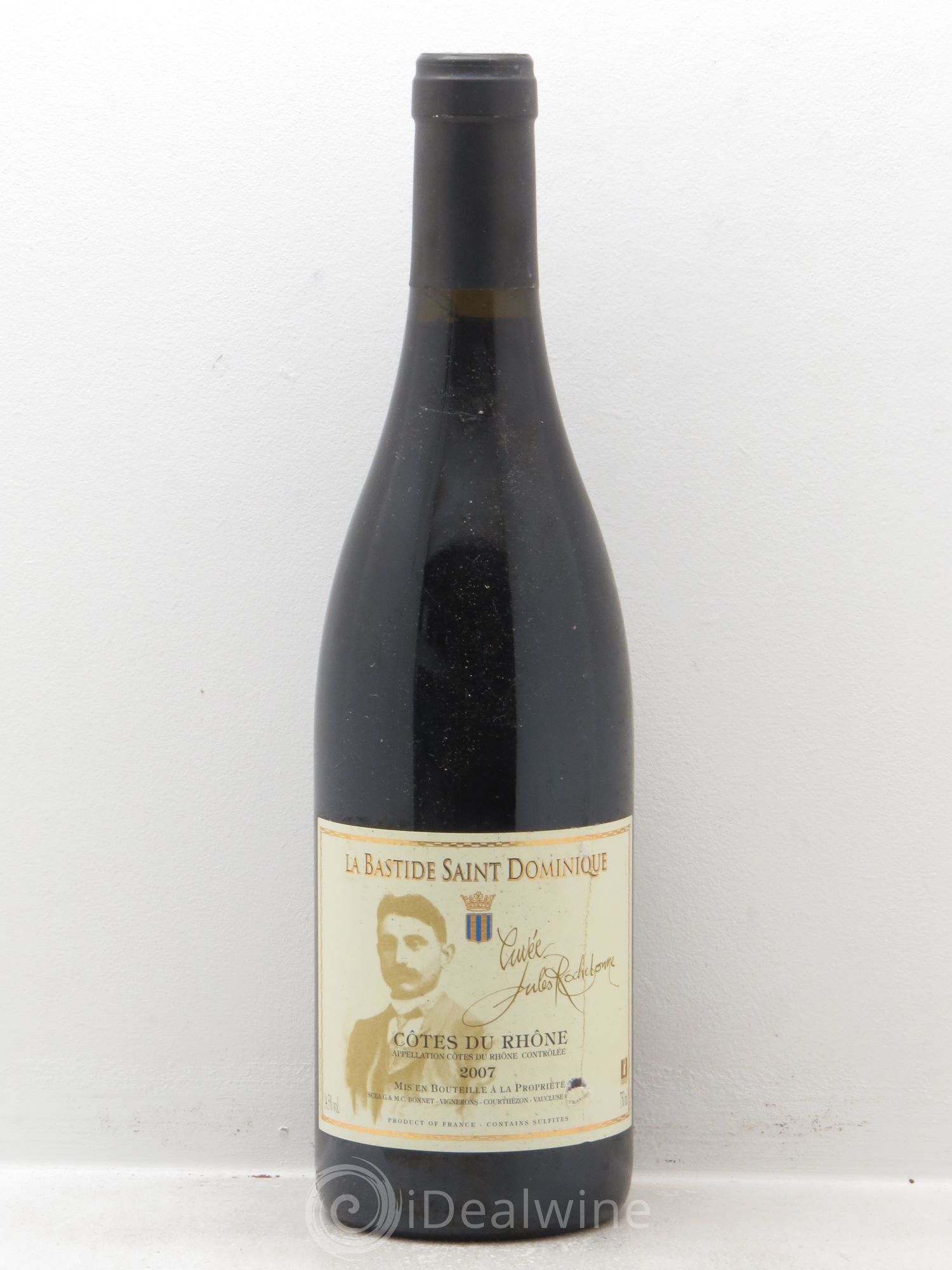 Côtes-du-Rhône la Bastide saint Dominique Cuvée Jules Rochebonne 2007 - Posten von 1 Flasche - 0