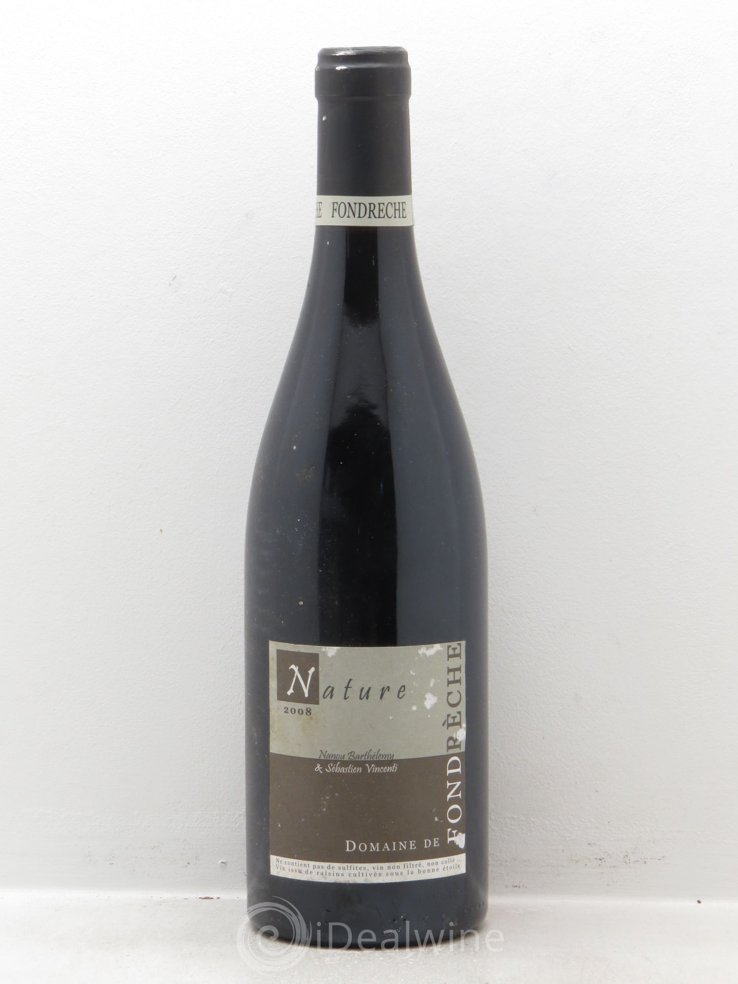 Divers Vin de pays du Vaucluse Domaine de Fondrèche "Nature" 2008 - Posten von 1 Flasche - 0