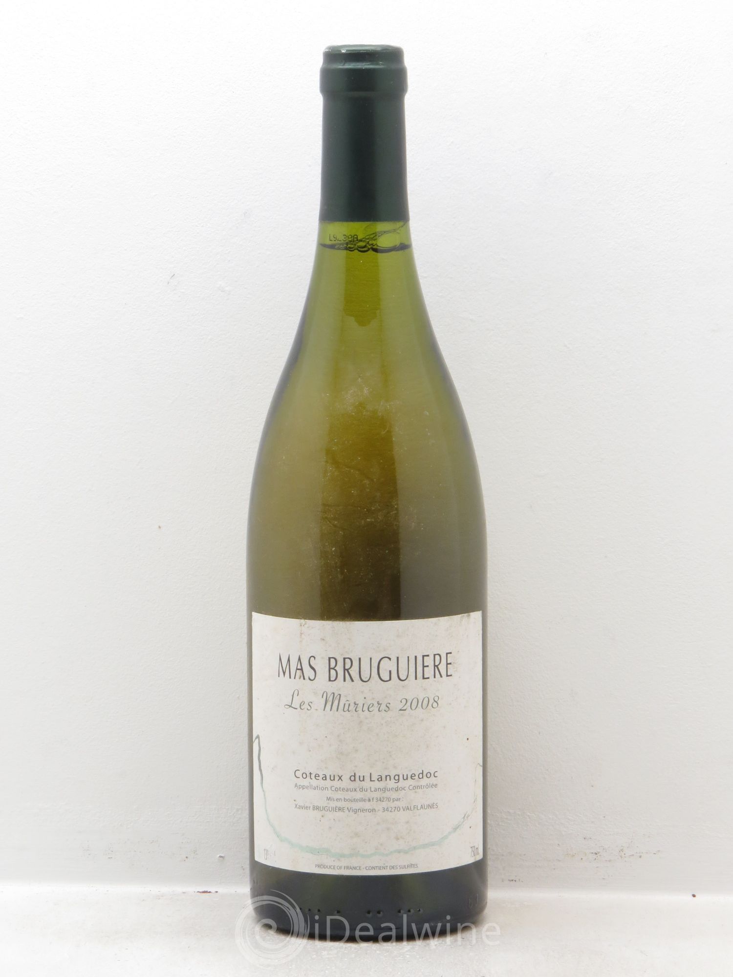 Pic Saint-Loup Mas Bruguière Les Mûriers Guilhem et Xavier Bruguière 2008 - Lot de 1 bouteille - 0