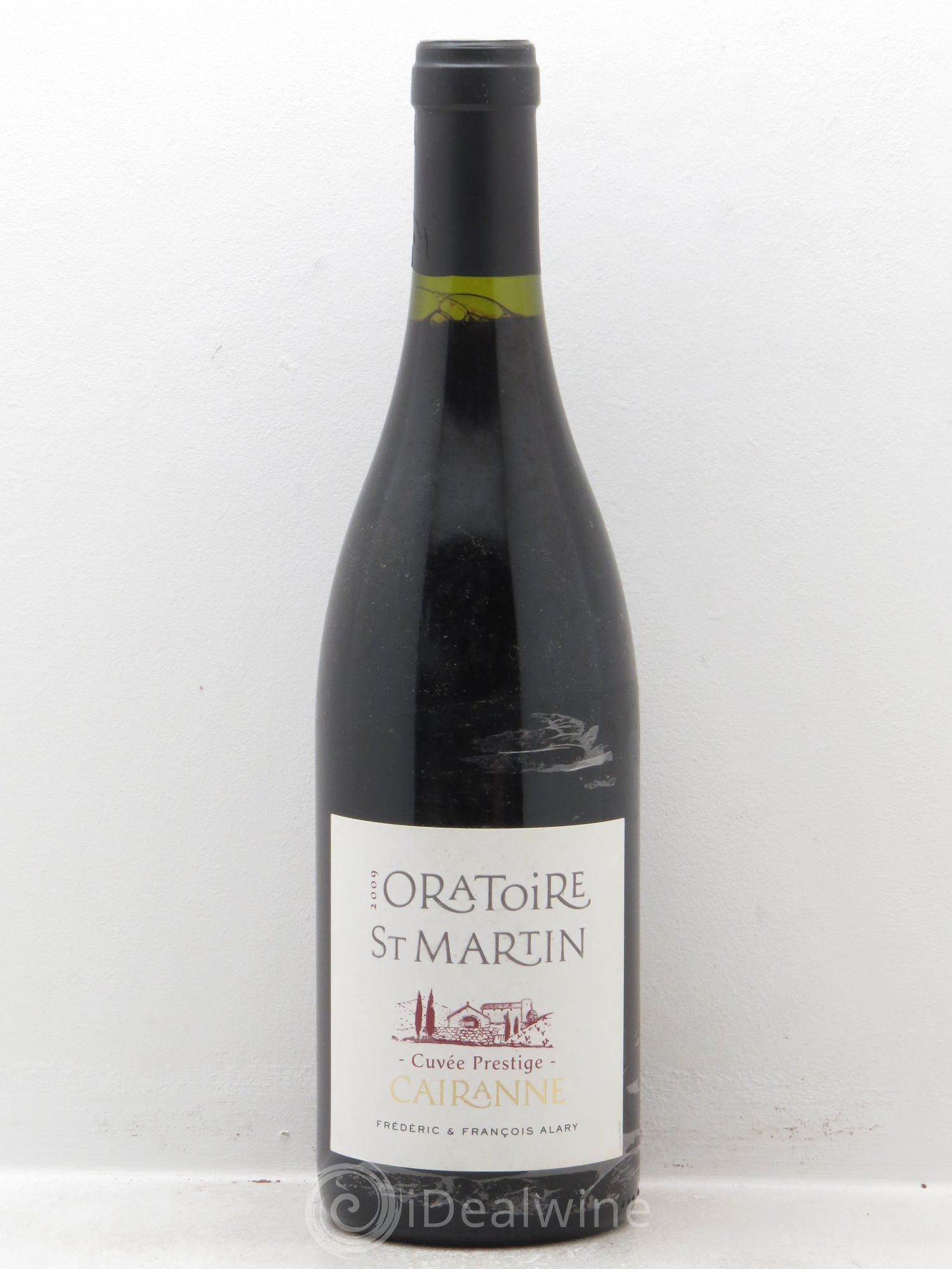 Côtes-du-Rhône-Villages Cairanne Oratoire Saint-Martin Cuvée Prestige Frédéric et François Alary 2009 - Lot de 1 bouteille - 0