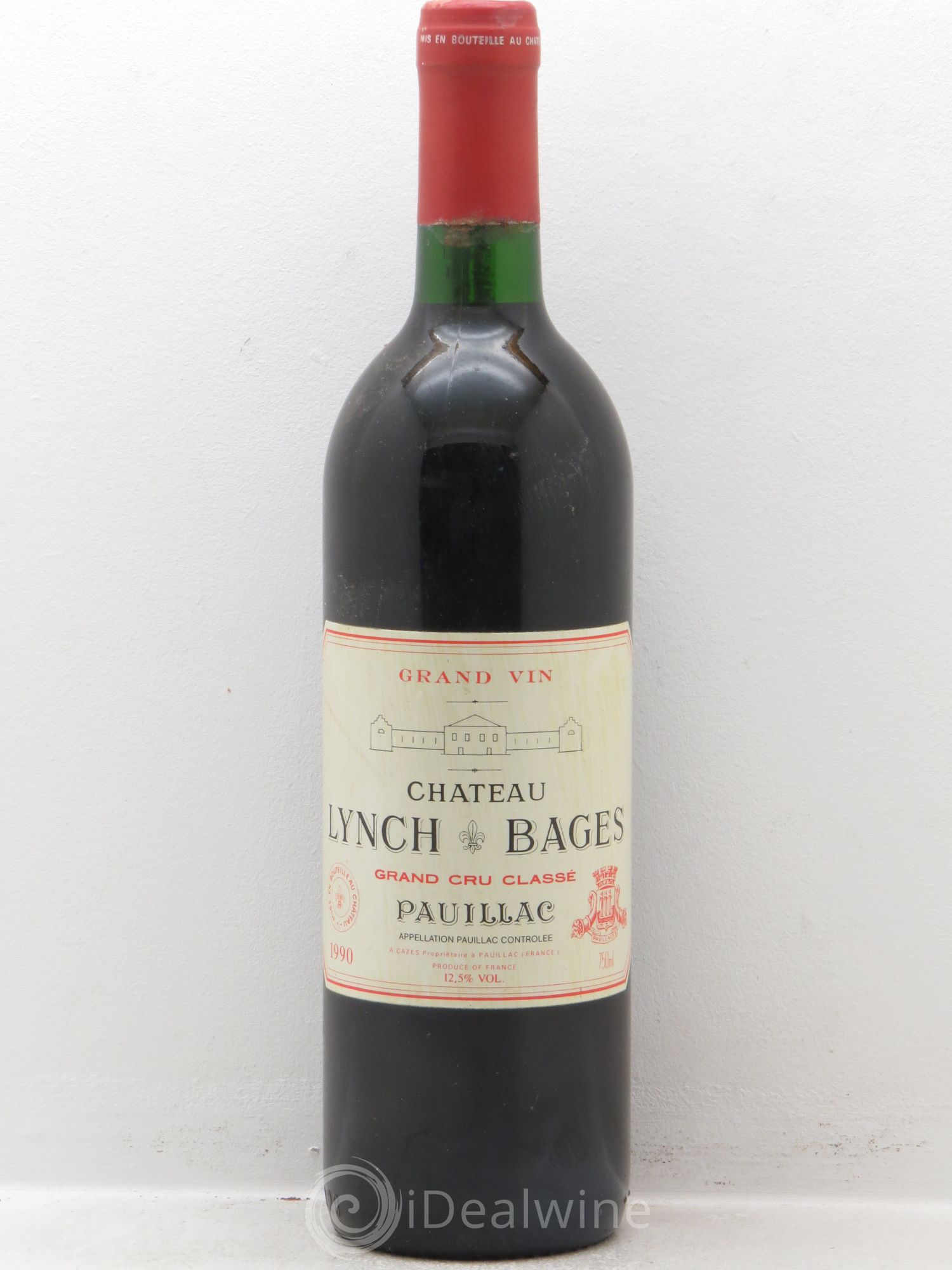 Château Lynch Bages 5ème Grand Cru Classé 1990 - Lot de 1 bouteille - 0
