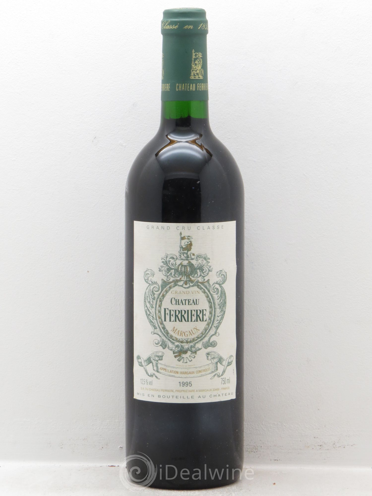 Château Ferrière 3ème Grand Cru Classé 1995 - Lot de 1 bouteille - 0