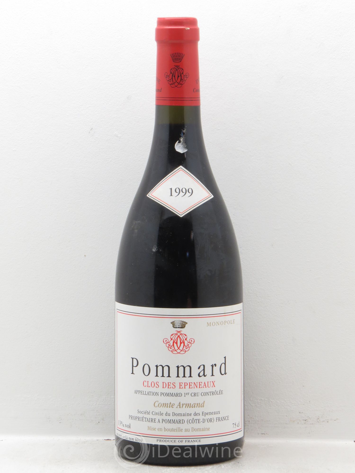Pommard 1er Cru Clos des Epeneaux Comte Armand 1999 - Lot de 1 bouteille - 0