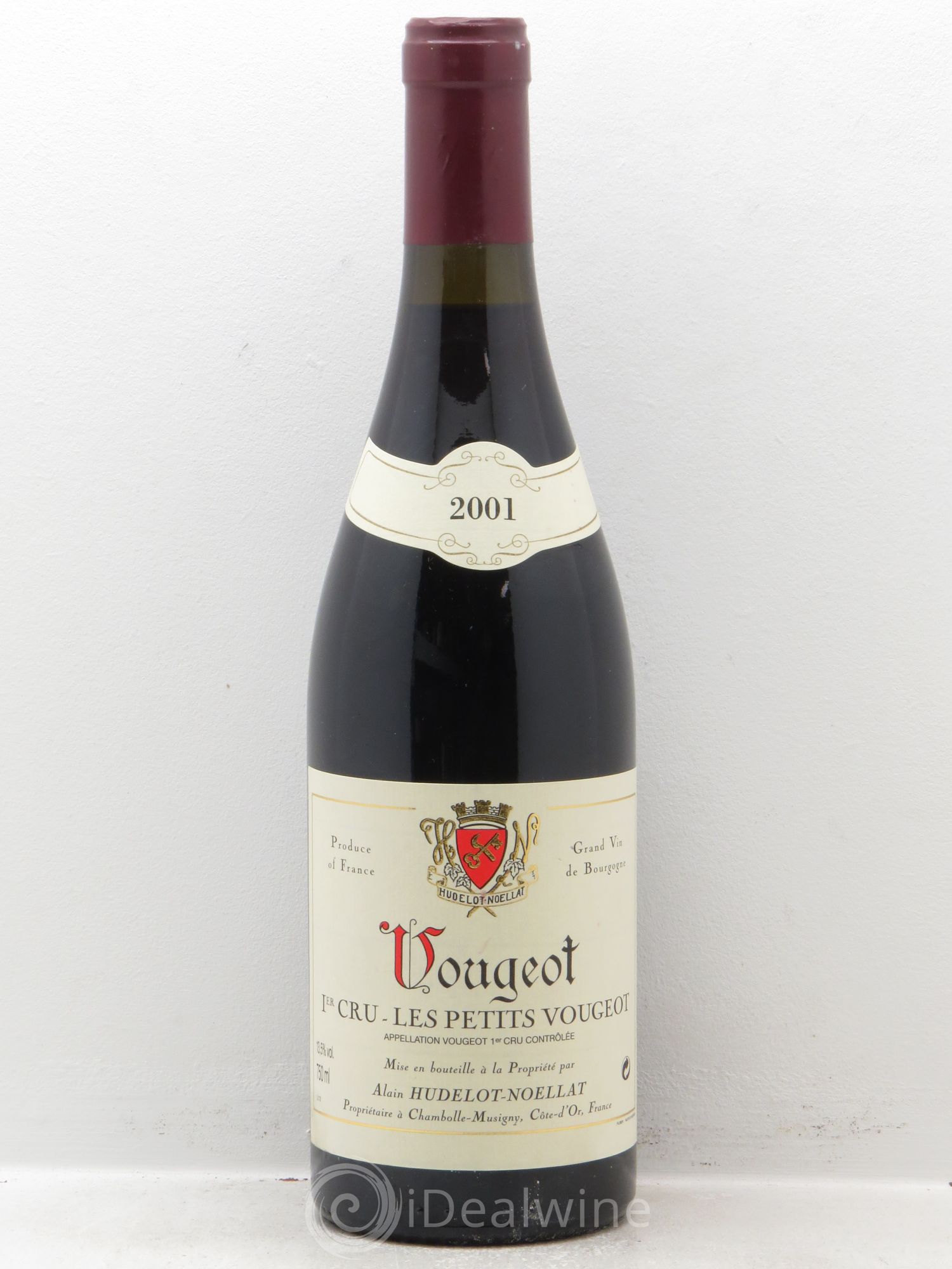 Vougeot 1er Cru Les Petits Vougeot Hudelot-Noëllat 2001 - Lot de 1 bouteille - 0
