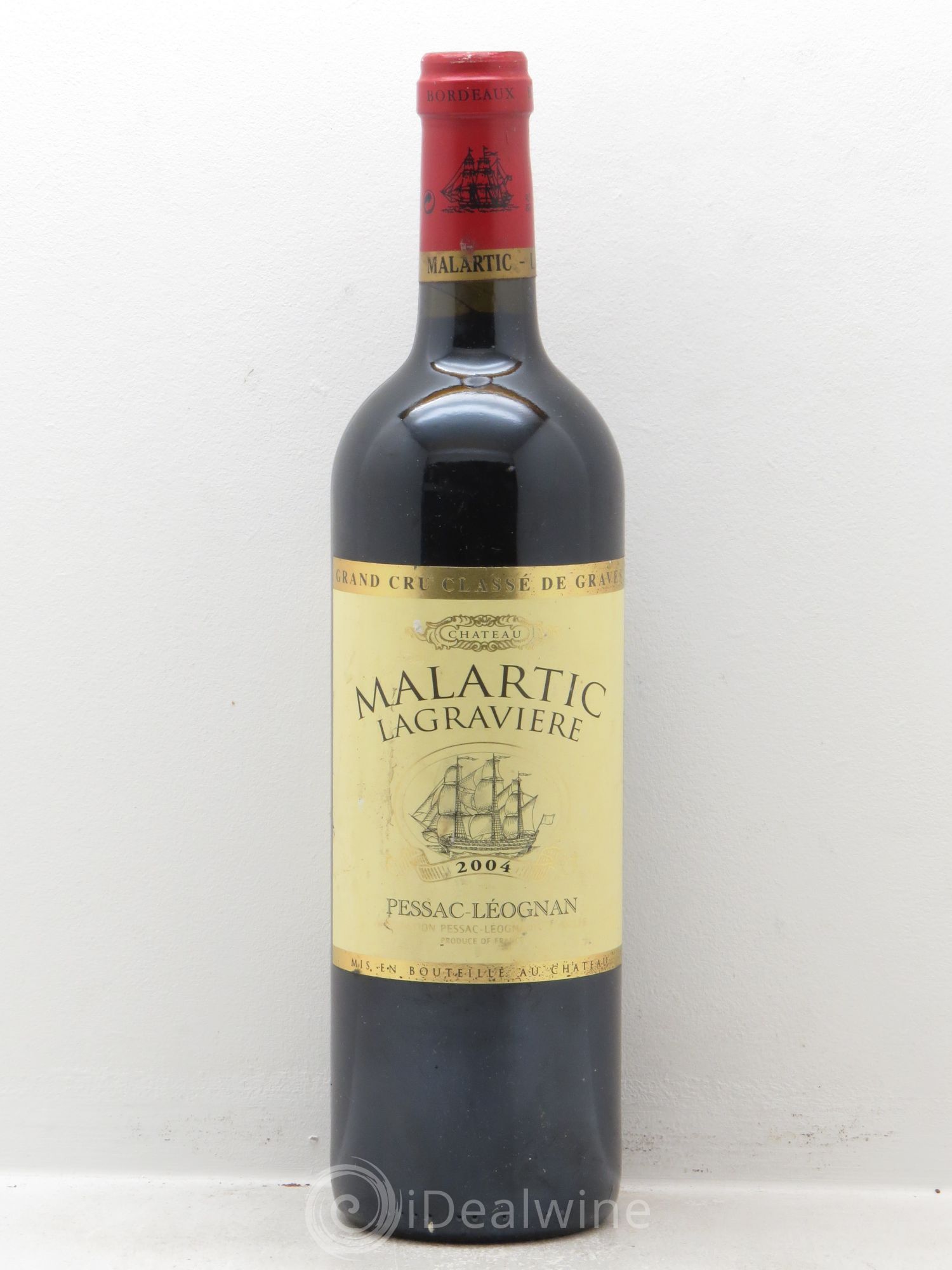 Château Malartic-Lagravière Cru Classé de Graves 2004 - Lot de 1 bouteille - 0