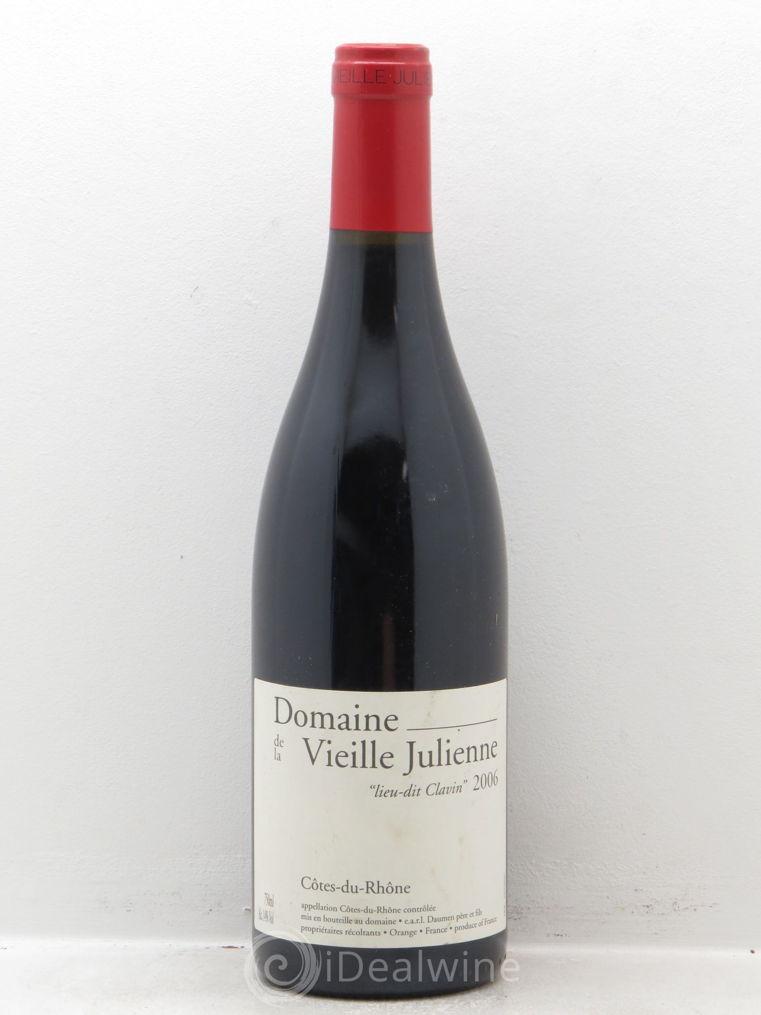 Côtes-du-Rhône Lieu dit Clavin la Vieille Julienne 2006 - Posten von 1 Flasche - 0